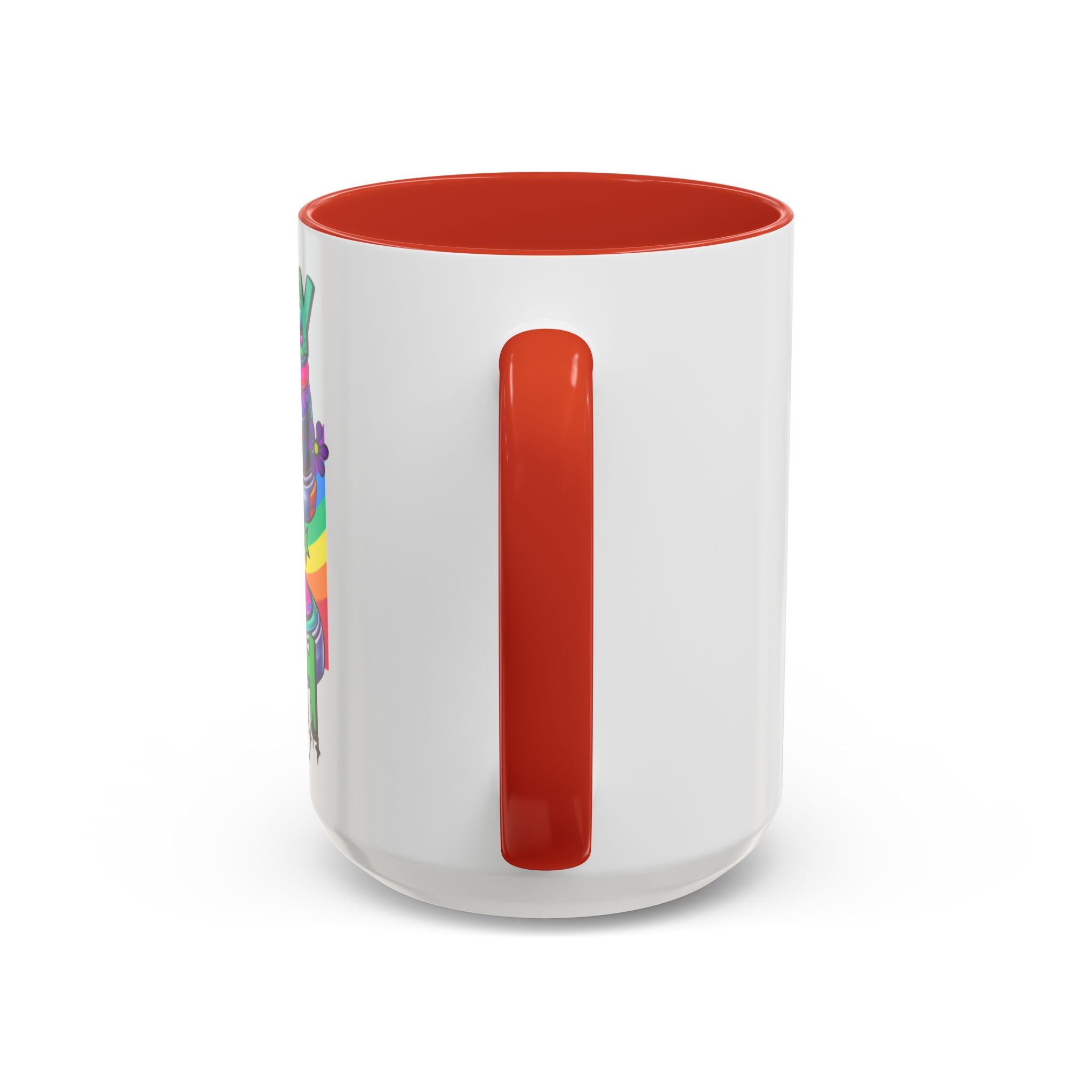 Accent Mug — "Walk by Faith Not by Sight" Colorful Sneakers Christian Coffee Mug