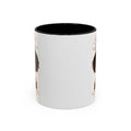 Faith Over Fear Coffee Mug — "God Is With Me" Inspirational Black Girl Ceramic Mug (11oz & 15oz)