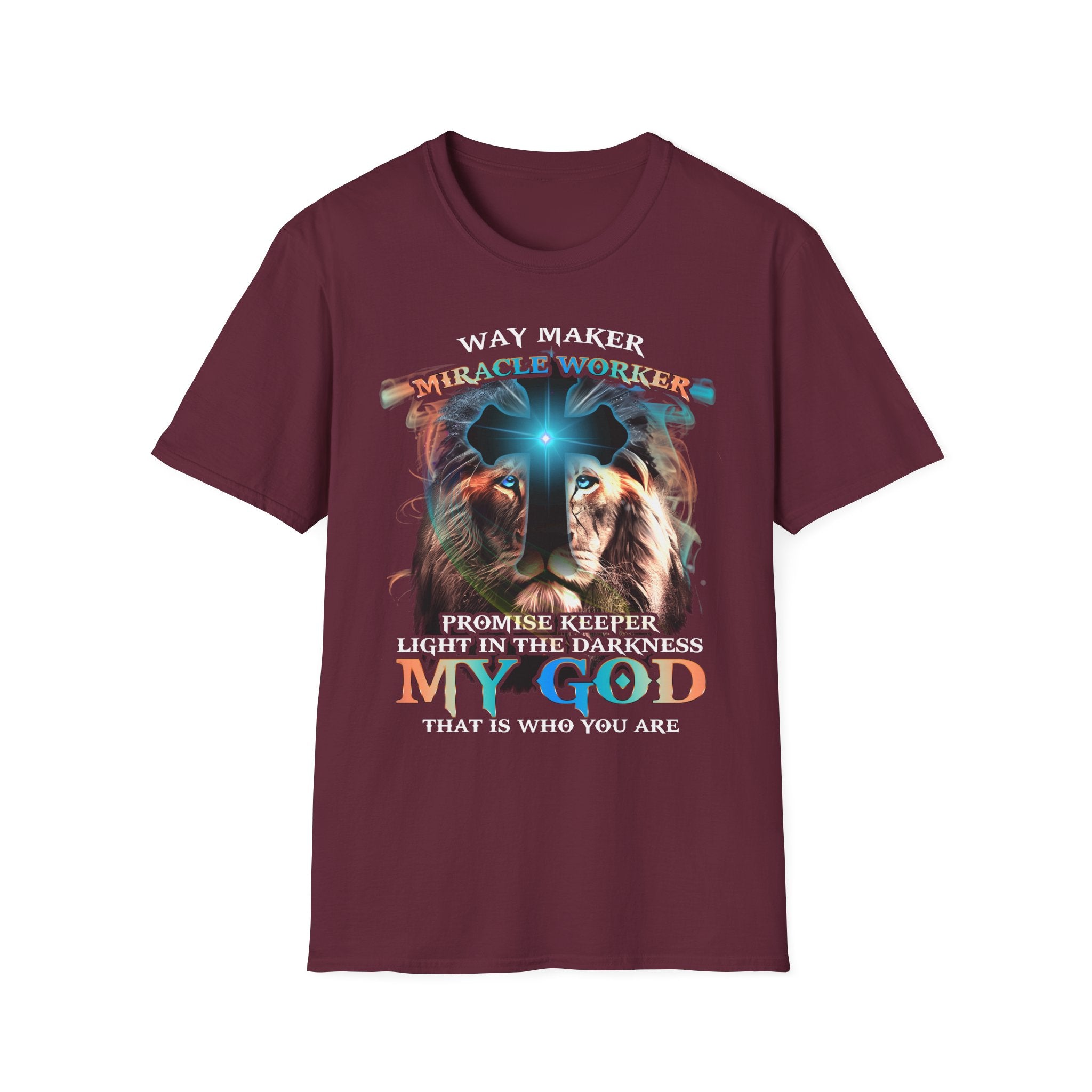 Inspirational Christian T-Shirt with Floral Design, Faith-Based Apparel, Gift for Believers, Motivational Quote Tee, Bible Verse Shirt Unisex