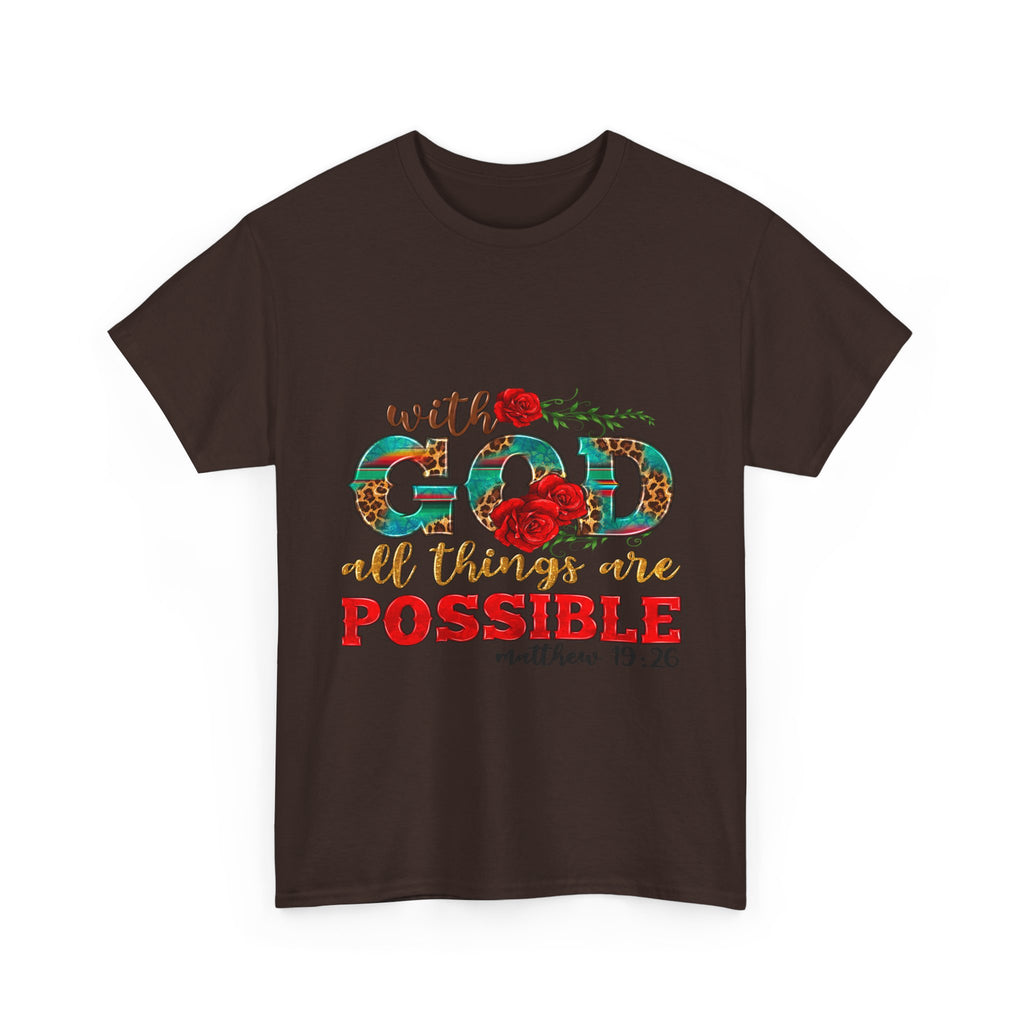 Inspirational Tee, Faith-Based Shirt, Bible Verse Gift, Unisex Cotton T-Shirt, Motivational Apparel