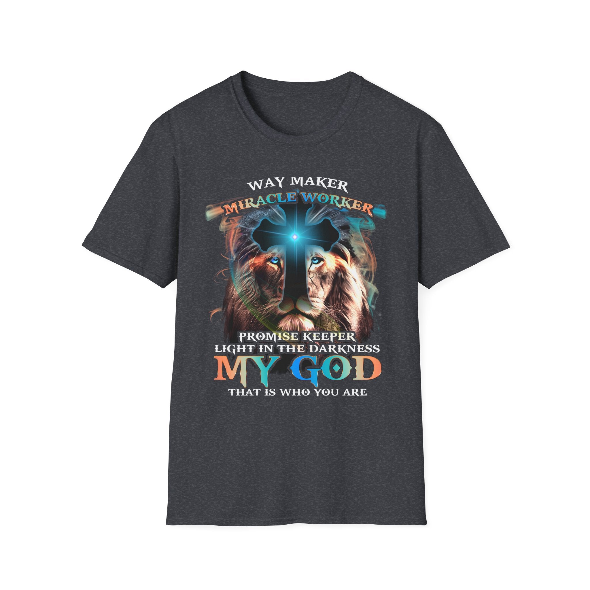 Inspirational Christian T-Shirt with Floral Design, Faith-Based Apparel, Gift for Believers, Motivational Quote Tee, Bible Verse Shirt Unisex