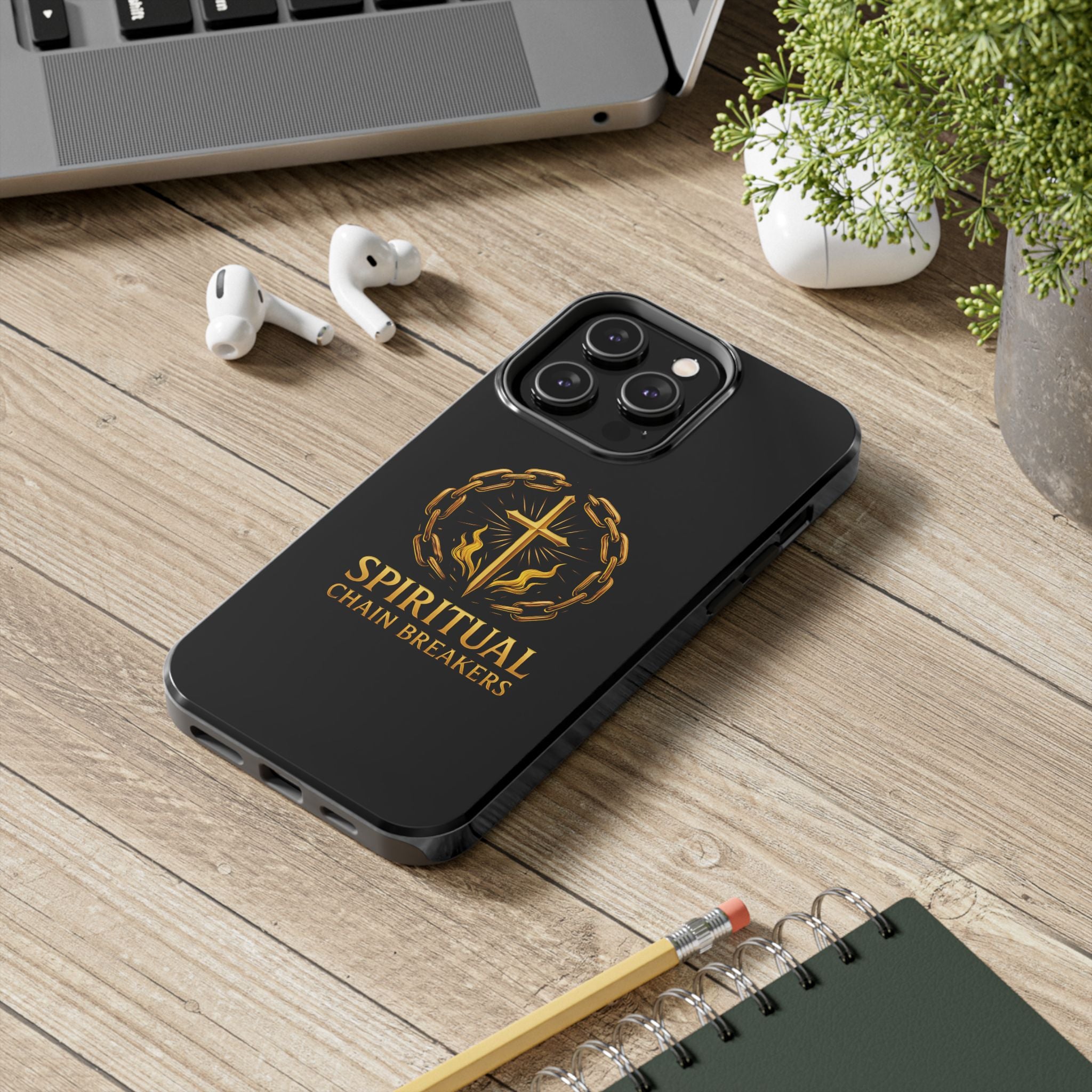 Spiritual Chain Breakers Tough Phone Cases, Inspirational Phone Cover, Unique Gift, Motivational Phone Case, Christian Phone Accessory