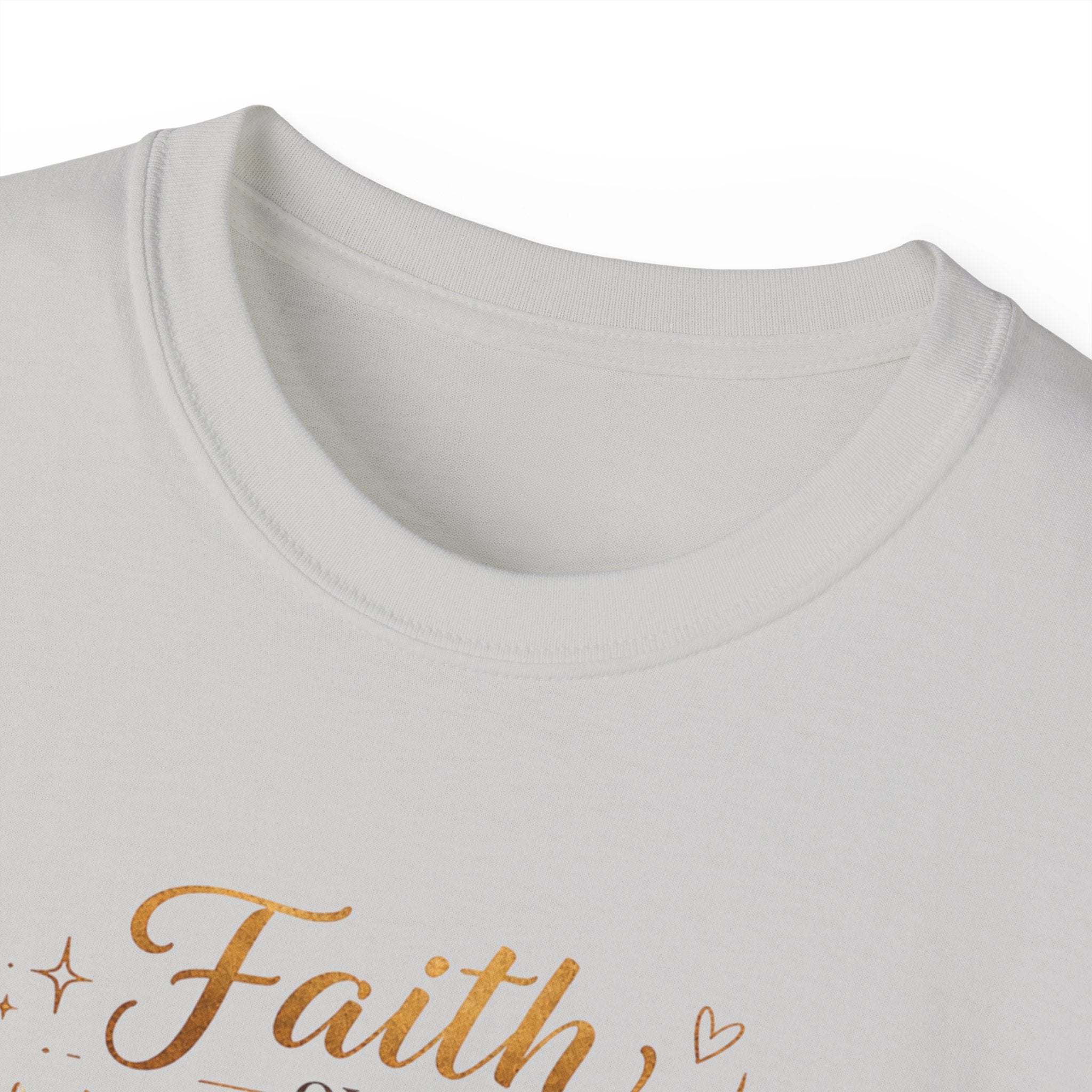Faith Over Fear Tee – Black Girl Praying Inspirational Christian T-Shirt