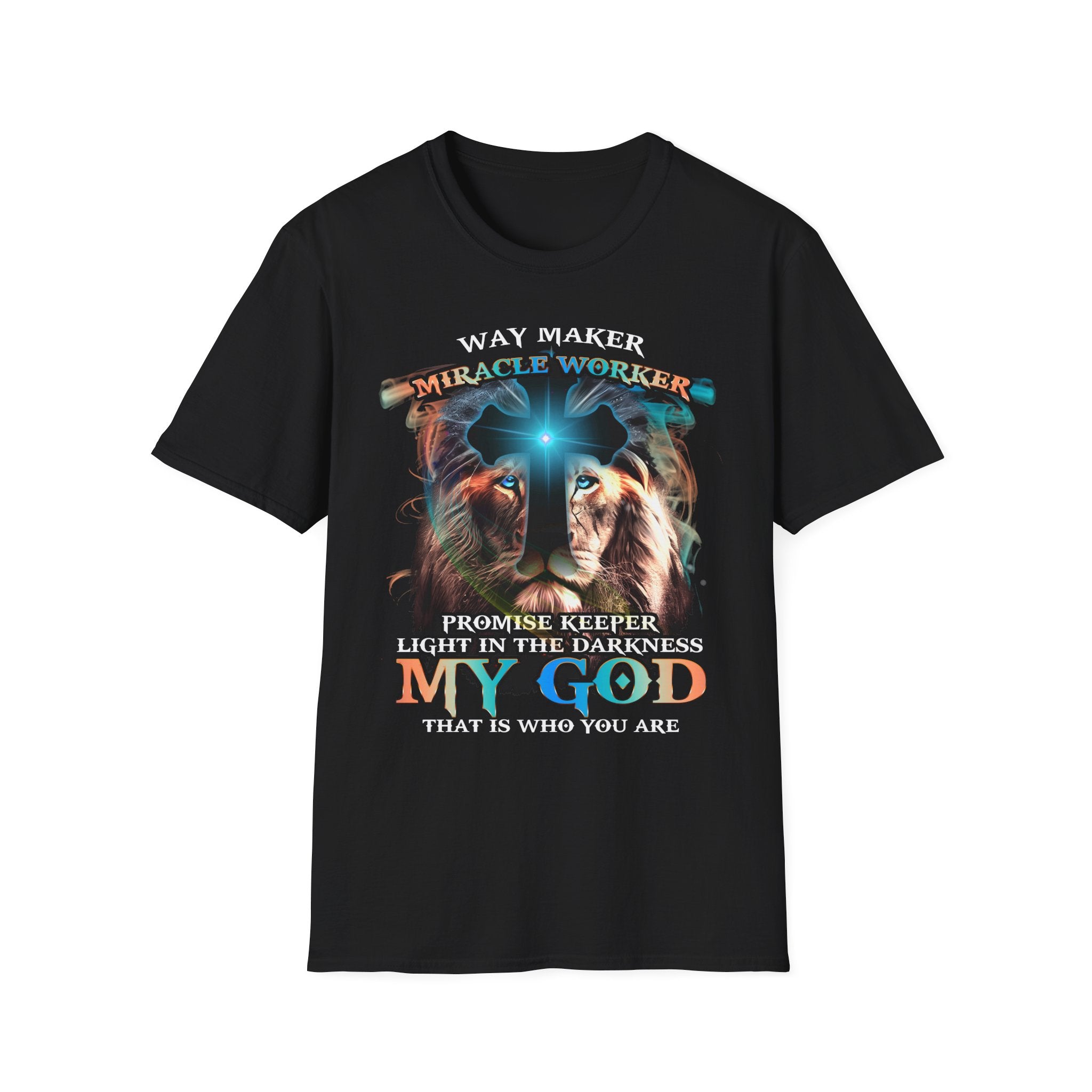 Inspirational Christian T-Shirt with Floral Design, Faith-Based Apparel, Gift for Believers, Motivational Quote Tee, Bible Verse Shirt Unisex