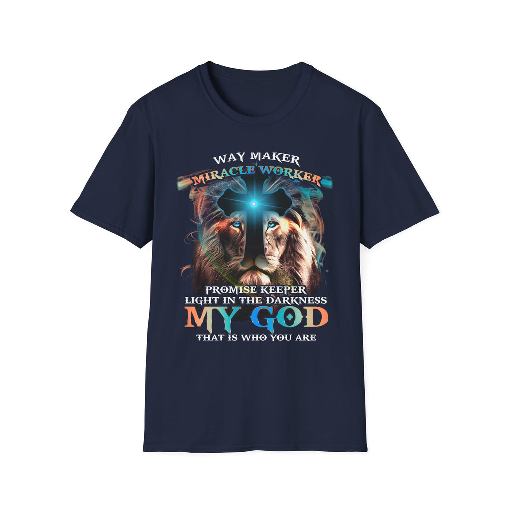 Inspirational Christian T-Shirt with Floral Design, Faith-Based Apparel, Gift for Believers, Motivational Quote Tee, Bible Verse Shirt Unisex
