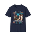 Inspirational Christian T-Shirt with Floral Design, Faith-Based Apparel, Gift for Believers, Motivational Quote Tee, Bible Verse Shirt Unisex