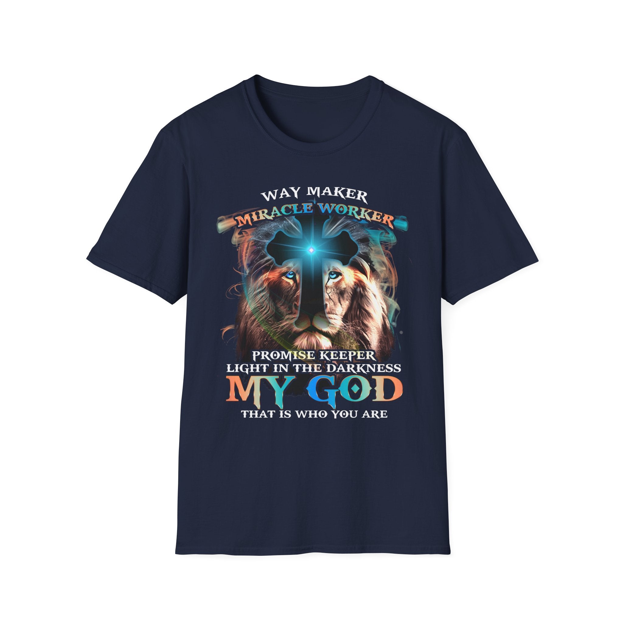 Inspirational Christian T-Shirt with Floral Design, Faith-Based Apparel, Gift for Believers, Motivational Quote Tee, Bible Verse Shirt Unisex