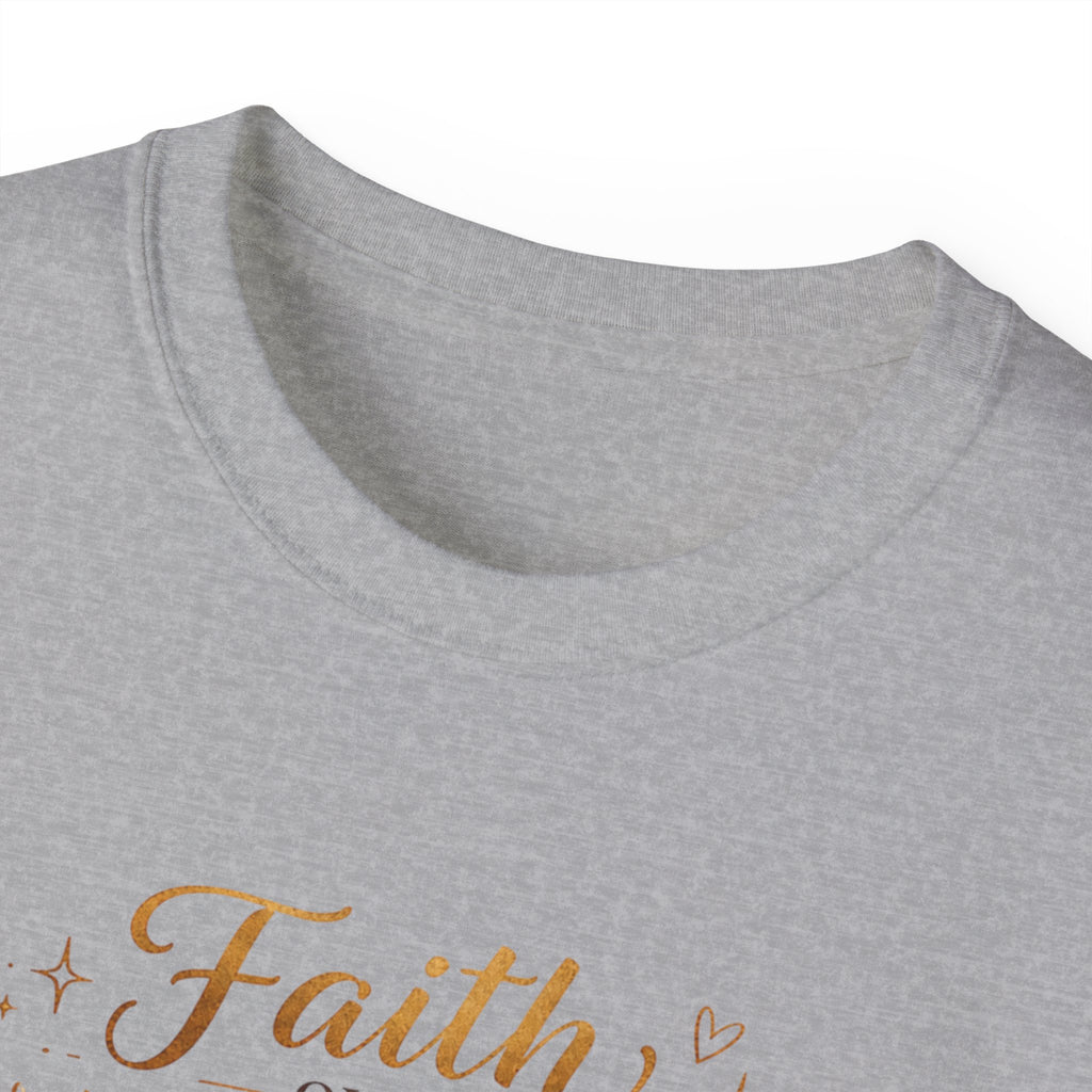 Faith Over Fear Tee – Black Girl Praying Inspirational Christian T-Shirt