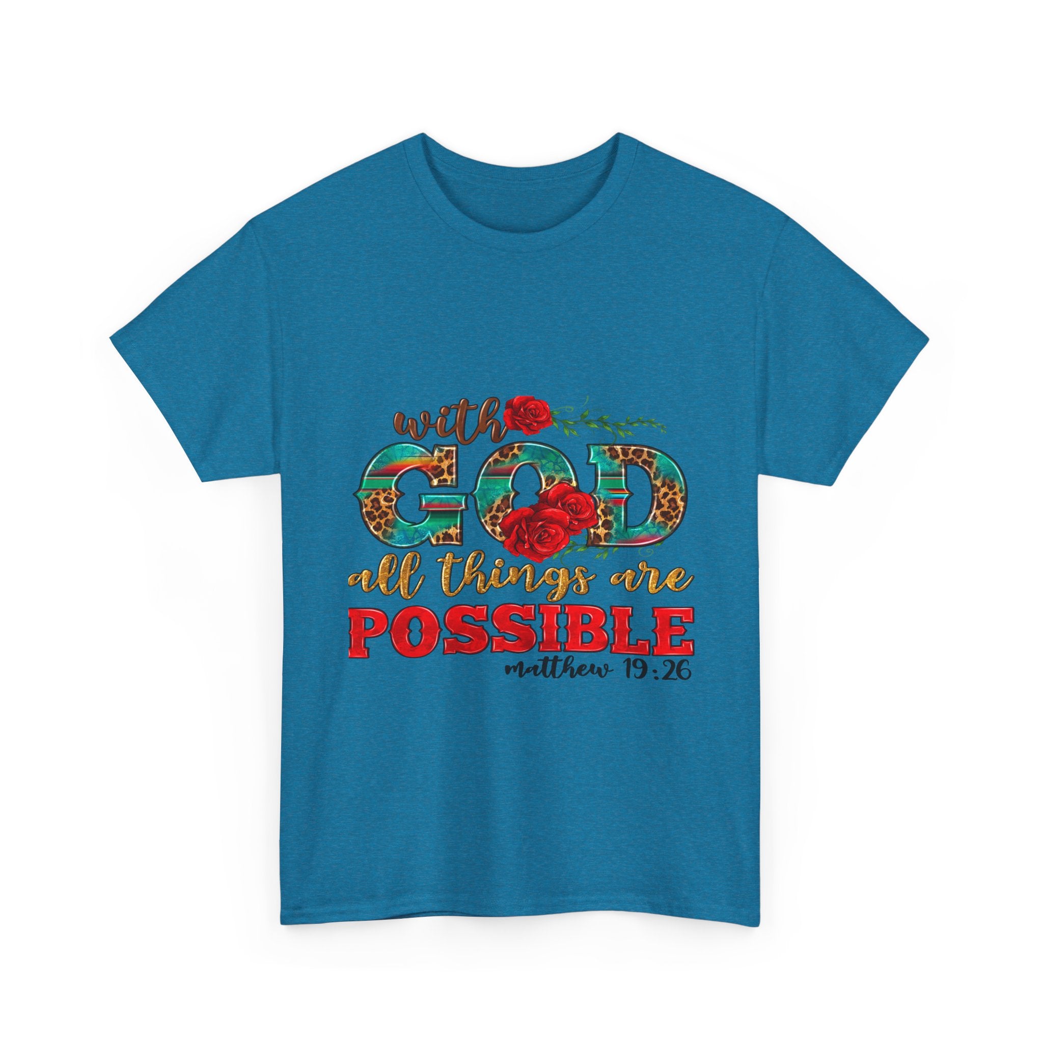 Inspirational Tee, Faith-Based Shirt, Bible Verse Gift, Unisex Cotton T-Shirt, Motivational Apparel