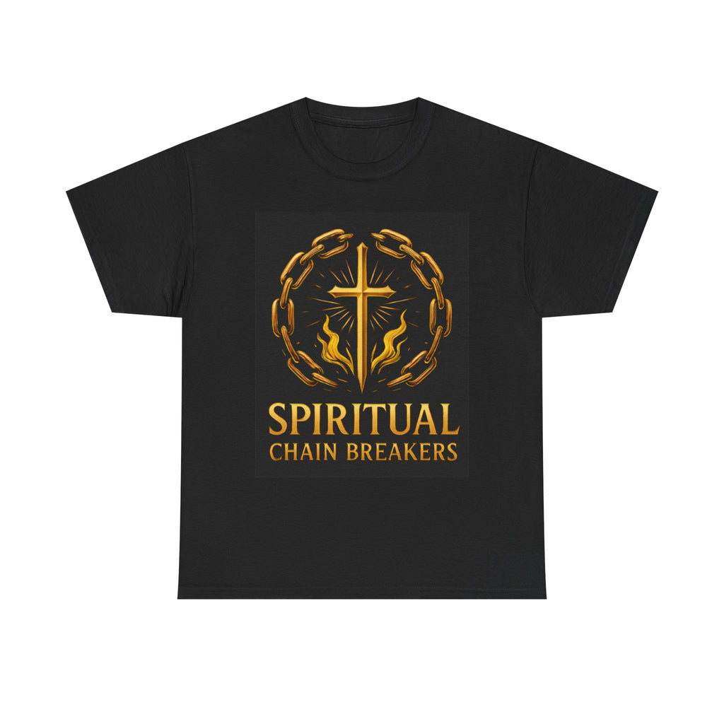 Spiritual Chain Breakers Tee, Unisex Cotton T-Shirt, Inspirational Apparel, Faith-Based Clothing, Christian Gifts, Spiritual Wear