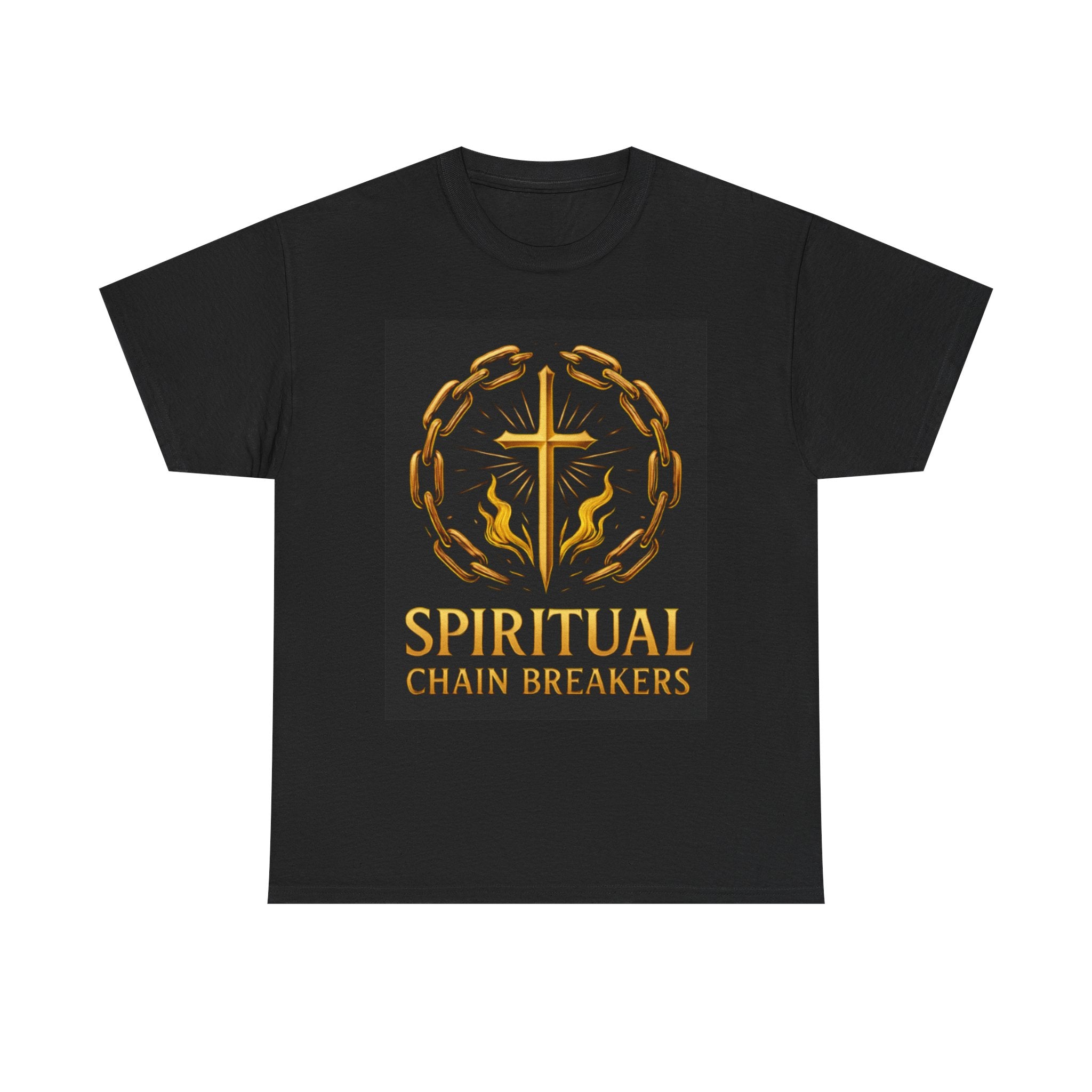 Spiritual Chain Breakers Tee, Unisex Cotton T-Shirt, Inspirational Apparel, Faith-Based Clothing, Christian Gifts, Spiritual Wear