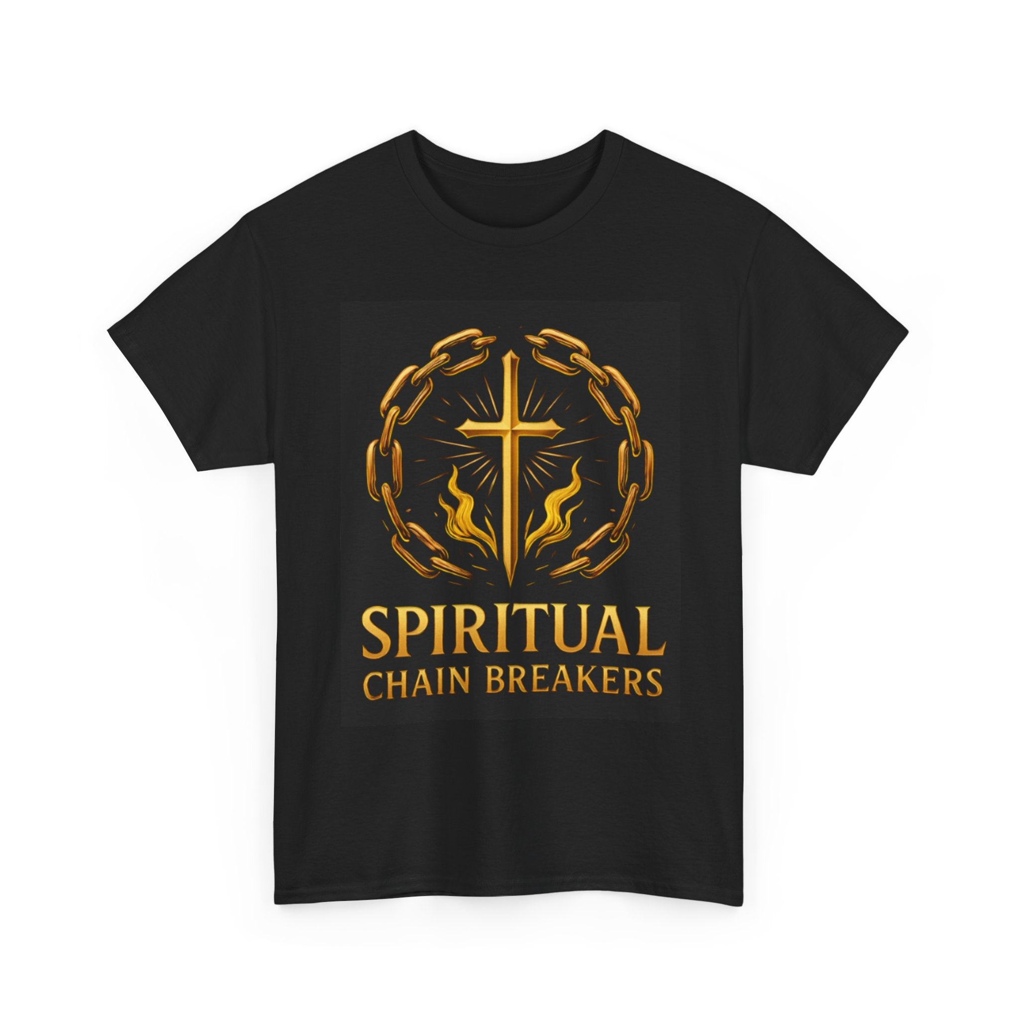 Spiritual Chain Breakers Tee, Unisex Cotton T-Shirt, Inspirational Apparel, Faith-Based Clothing, Christian Gifts, Spiritual Wear