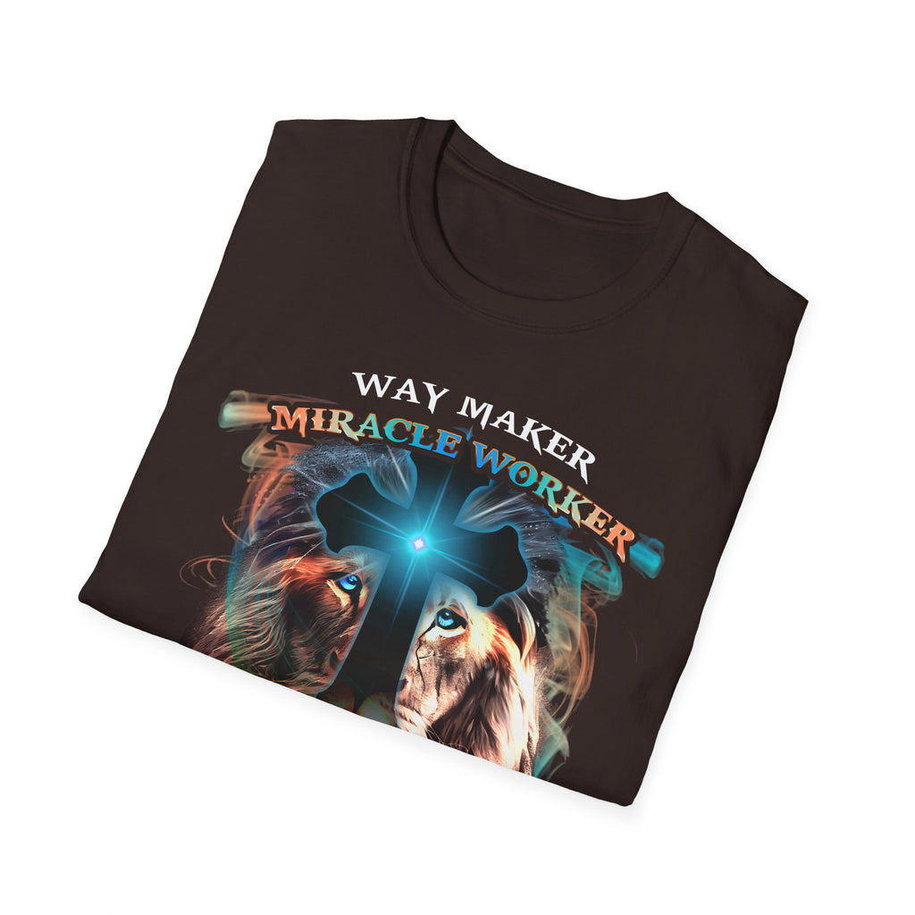 Inspirational Christian T-Shirt with Floral Design, Faith-Based Apparel, Gift for Believers, Motivational Quote Tee, Bible Verse Shirt Unisex