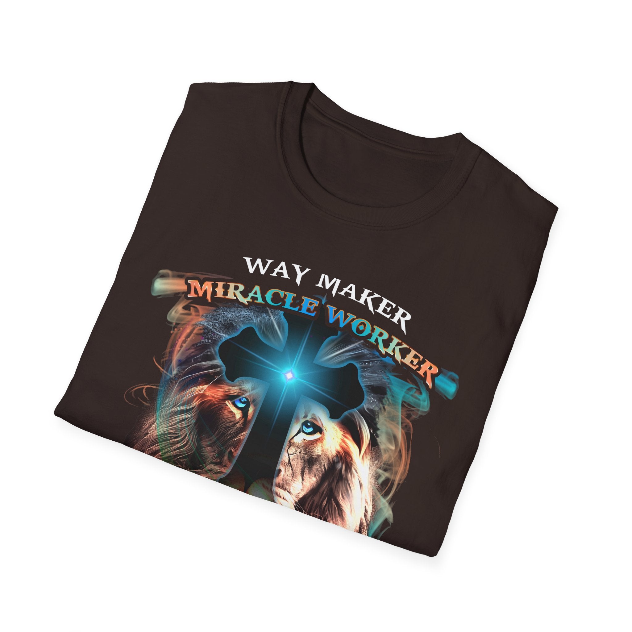 Inspirational Christian T-Shirt with Floral Design, Faith-Based Apparel, Gift for Believers, Motivational Quote Tee, Bible Verse Shirt Unisex