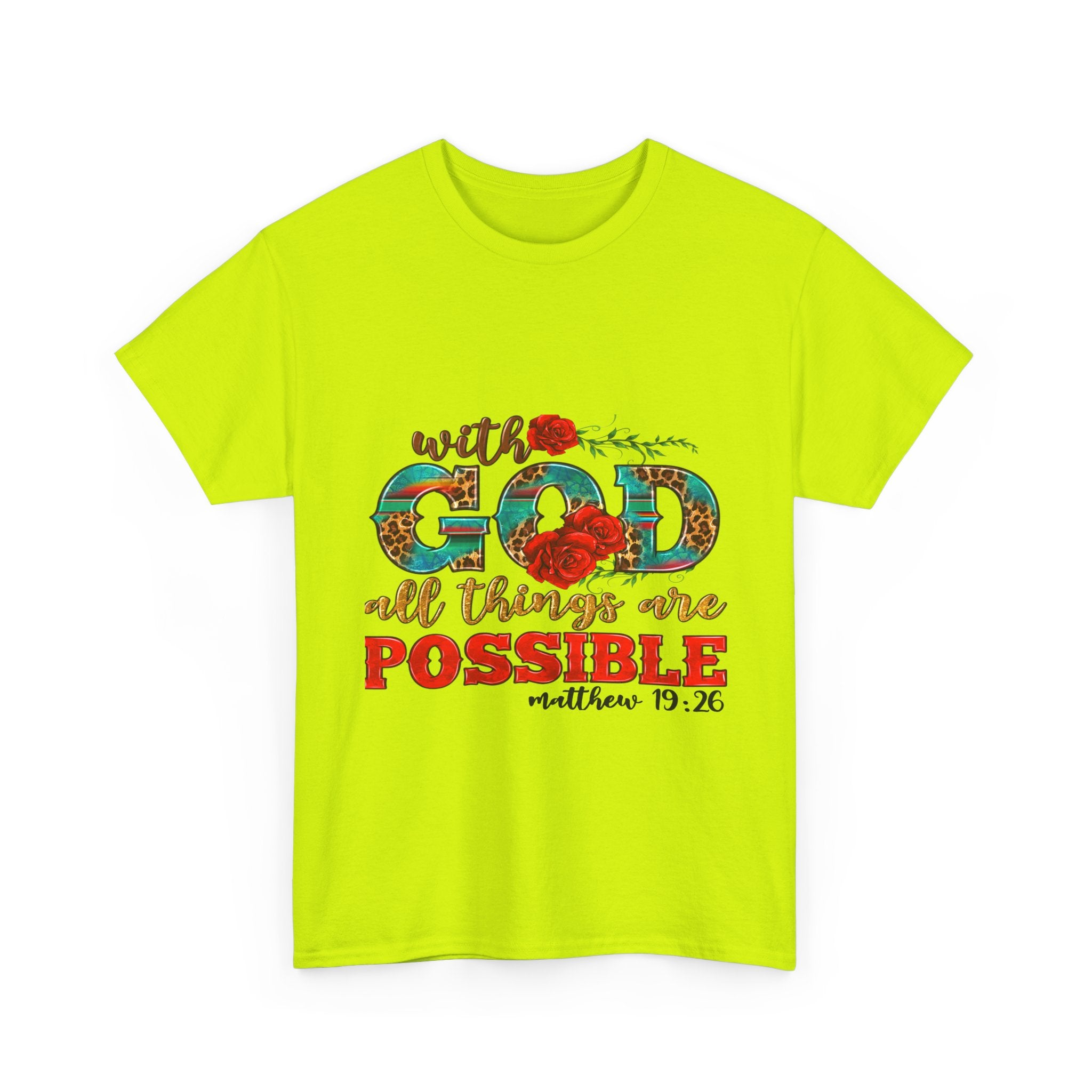 Inspirational Tee, Faith-Based Shirt, Bible Verse Gift, Unisex Cotton T-Shirt, Motivational Apparel