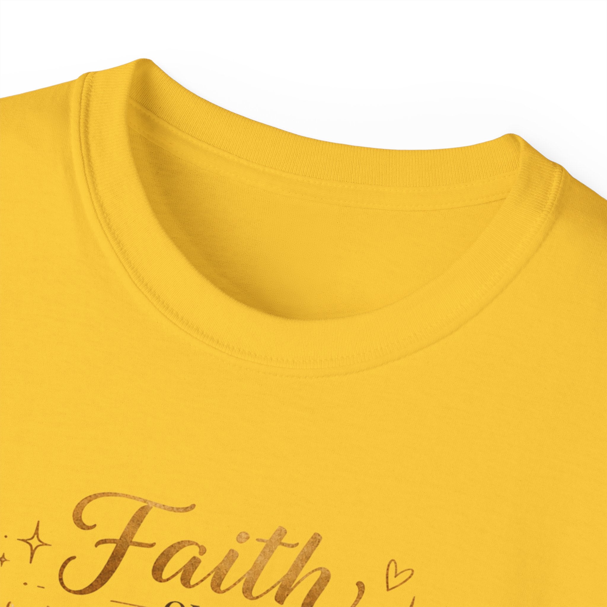 Faith Over Fear Tee – Black Girl Praying Inspirational Christian T-Shirt