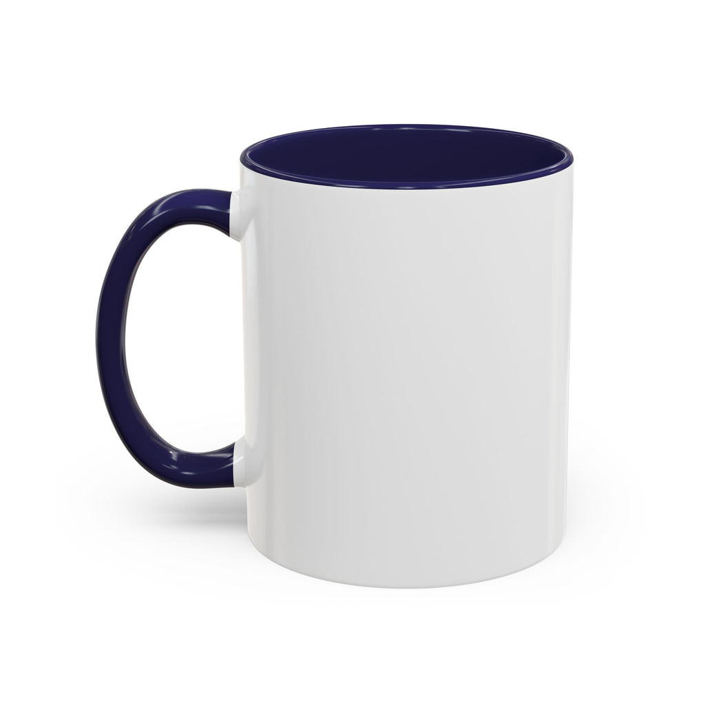 Accent Mug — "Walk by Faith Not by Sight" Colorful Sneakers Christian Coffee Mug
