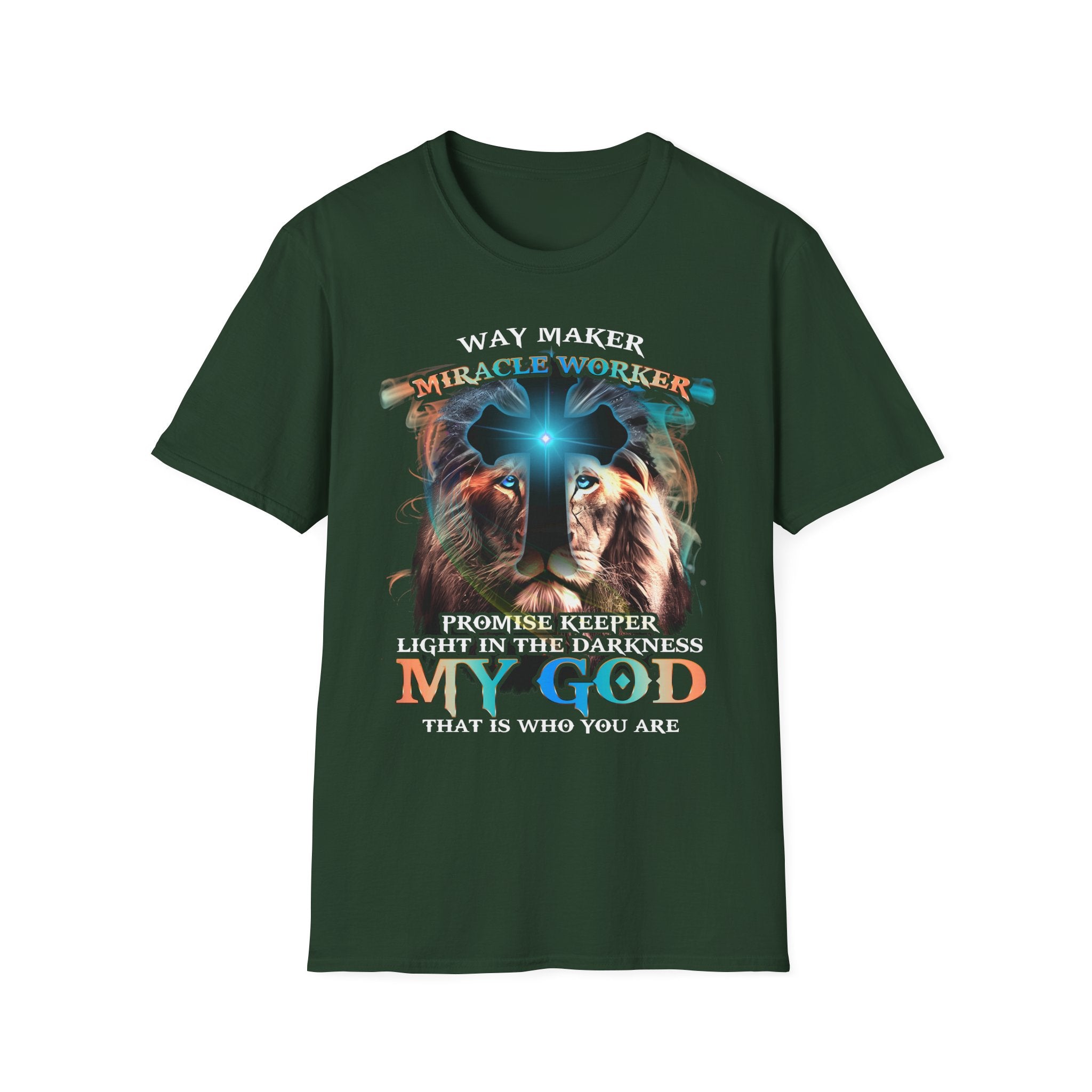 Inspirational Christian T-Shirt with Floral Design, Faith-Based Apparel, Gift for Believers, Motivational Quote Tee, Bible Verse Shirt Unisex