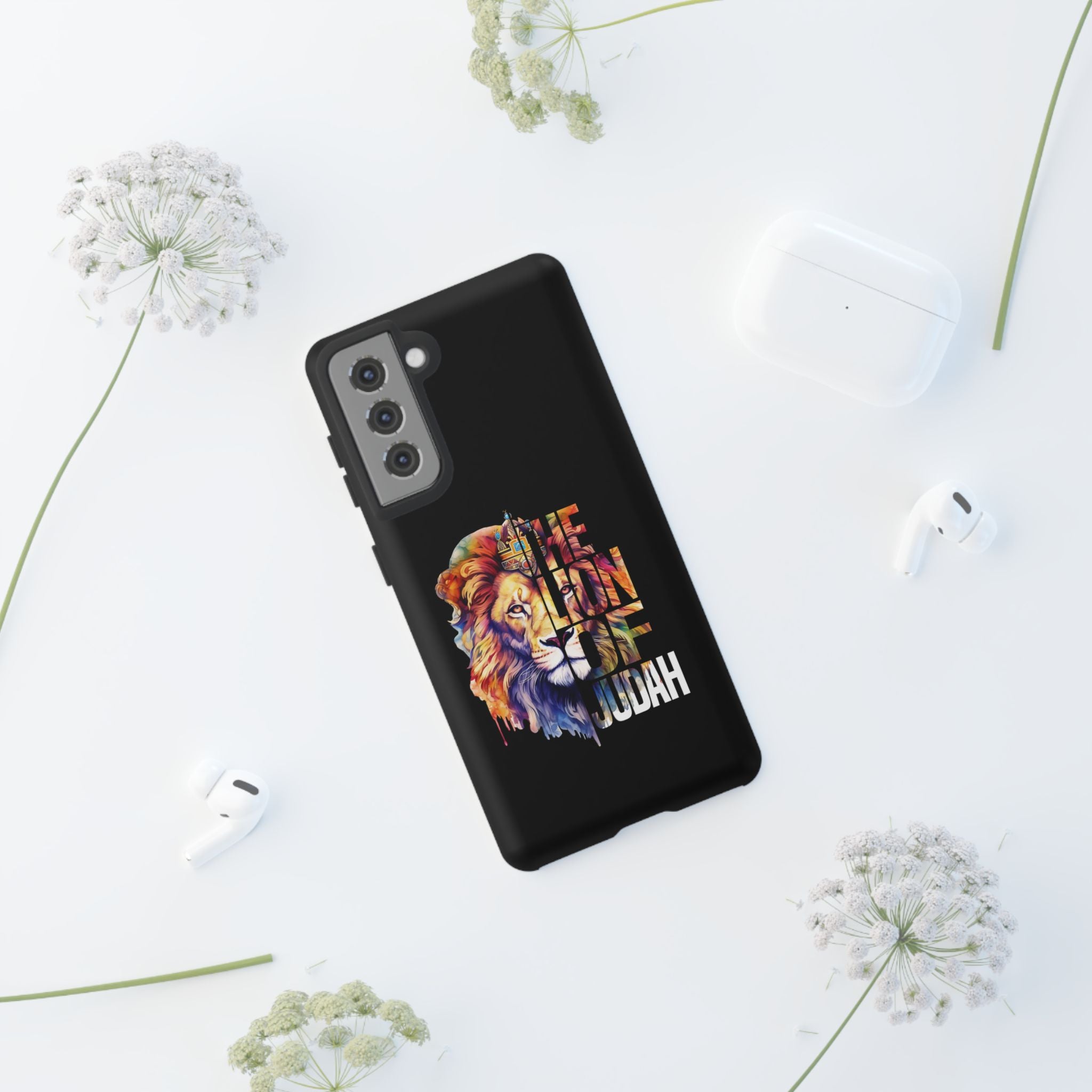 Stunning Lion Phone Case, Tough Cases with Inspirational Design, Unique Gifts for Animal Lovers, Durable Phone Accessories, Birthday Gift
