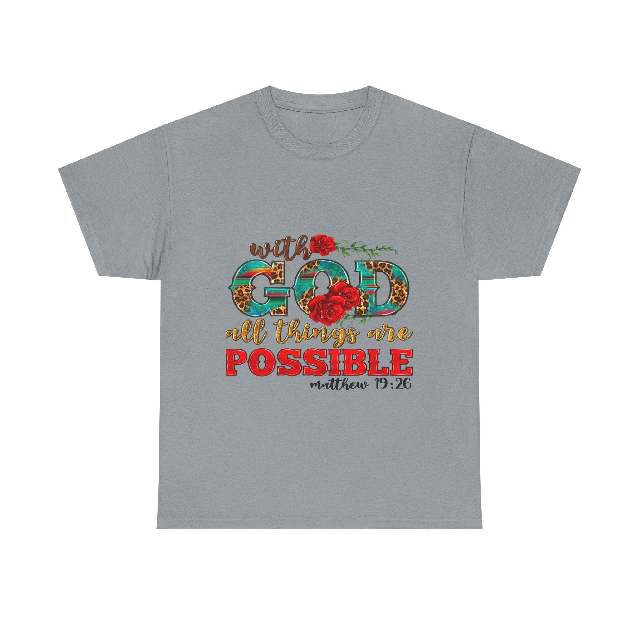 Inspirational Tee, Faith-Based Shirt, Bible Verse Gift, Unisex Cotton T-Shirt, Motivational Apparel