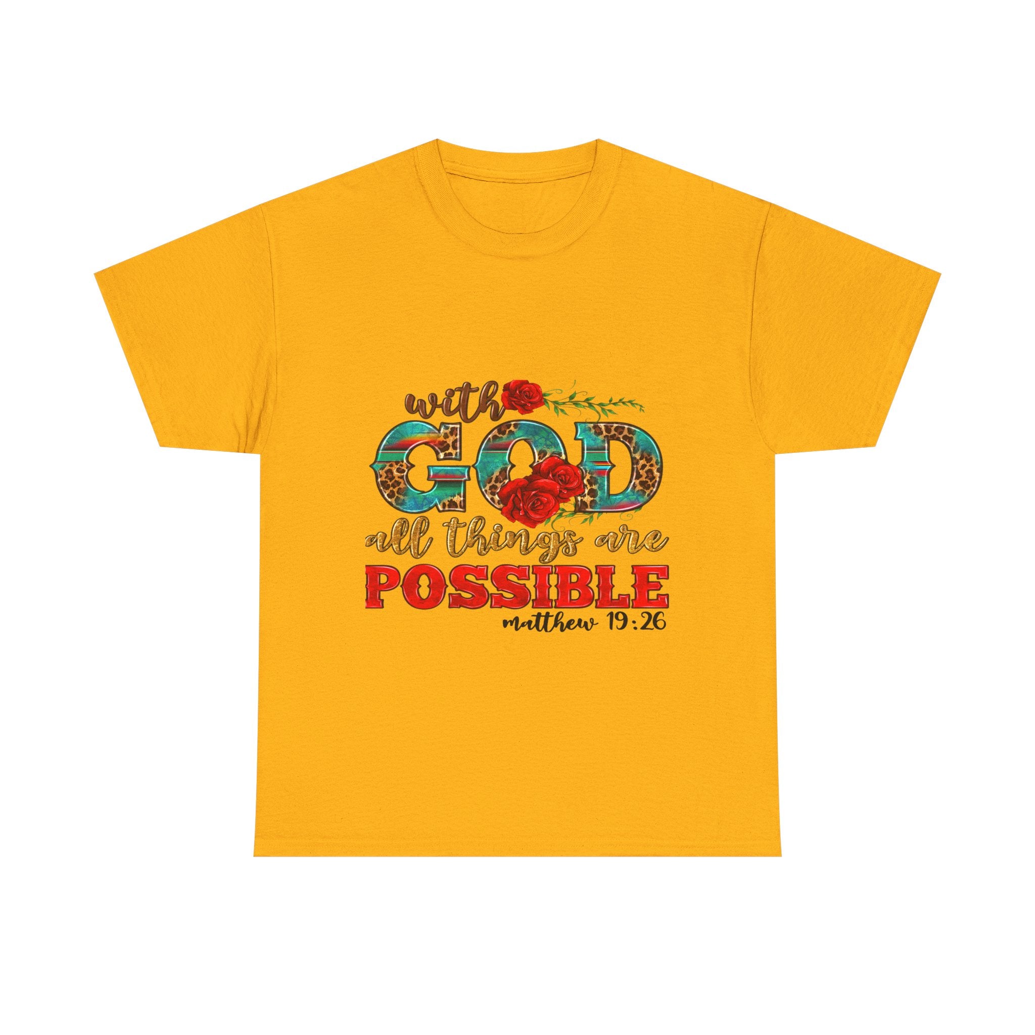 Inspirational Tee, Faith-Based Shirt, Bible Verse Gift, Unisex Cotton T-Shirt, Motivational Apparel