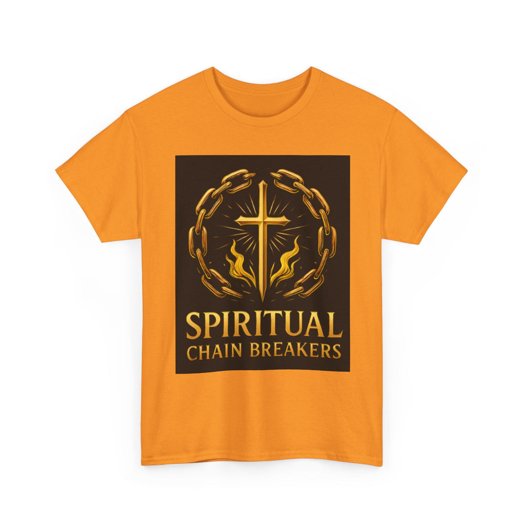 Spiritual Chain Breakers Tee, Unisex Cotton T-Shirt, Inspirational Apparel, Faith-Based Clothing, Christian Gifts, Spiritual Wear