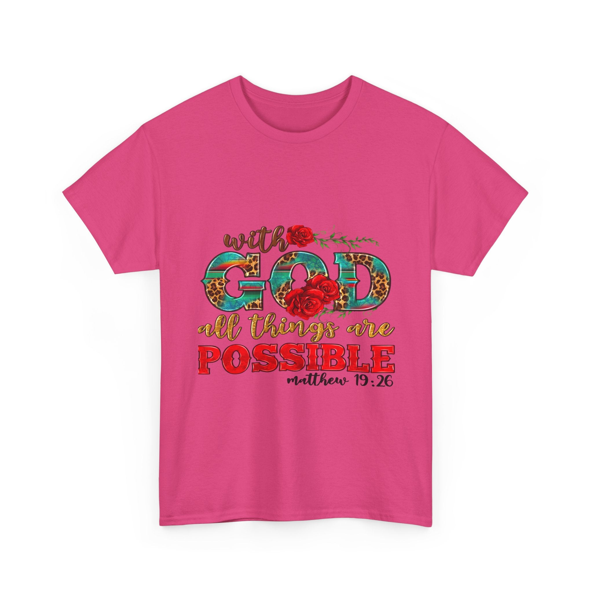 Inspirational Tee, Faith-Based Shirt, Bible Verse Gift, Unisex Cotton T-Shirt, Motivational Apparel