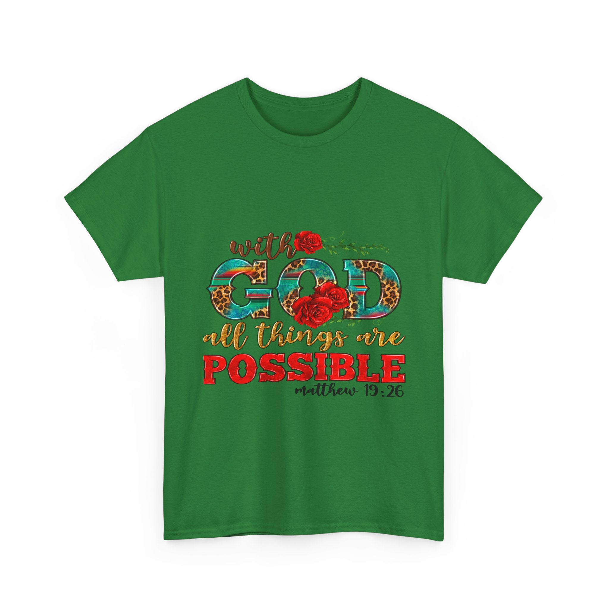 Inspirational Tee, Faith-Based Shirt, Bible Verse Gift, Unisex Cotton T-Shirt, Motivational Apparel