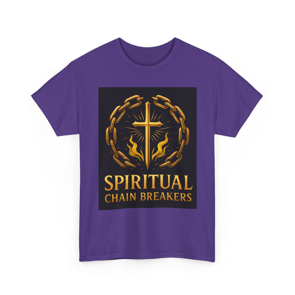 Spiritual Chain Breakers Tee, Unisex Cotton T-Shirt, Inspirational Apparel, Faith-Based Clothing, Christian Gifts, Spiritual Wear