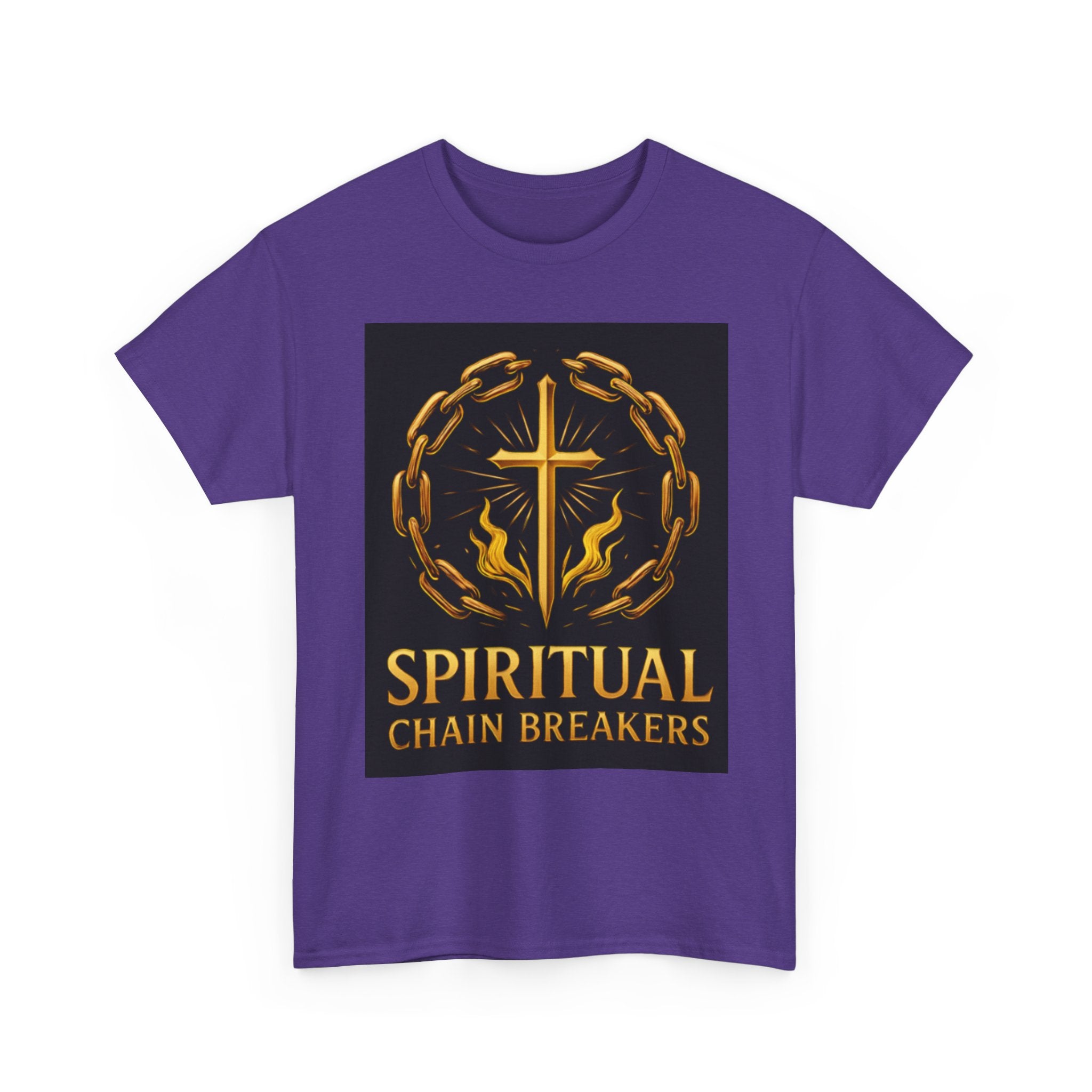 Spiritual Chain Breakers Tee, Unisex Cotton T-Shirt, Inspirational Apparel, Faith-Based Clothing, Christian Gifts, Spiritual Wear