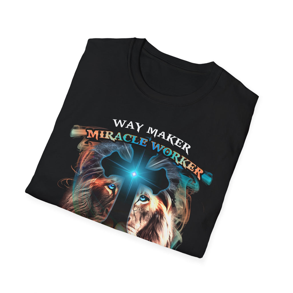 Inspirational Christian T-Shirt with Floral Design, Faith-Based Apparel, Gift for Believers, Motivational Quote Tee, Bible Verse Shirt Unisex