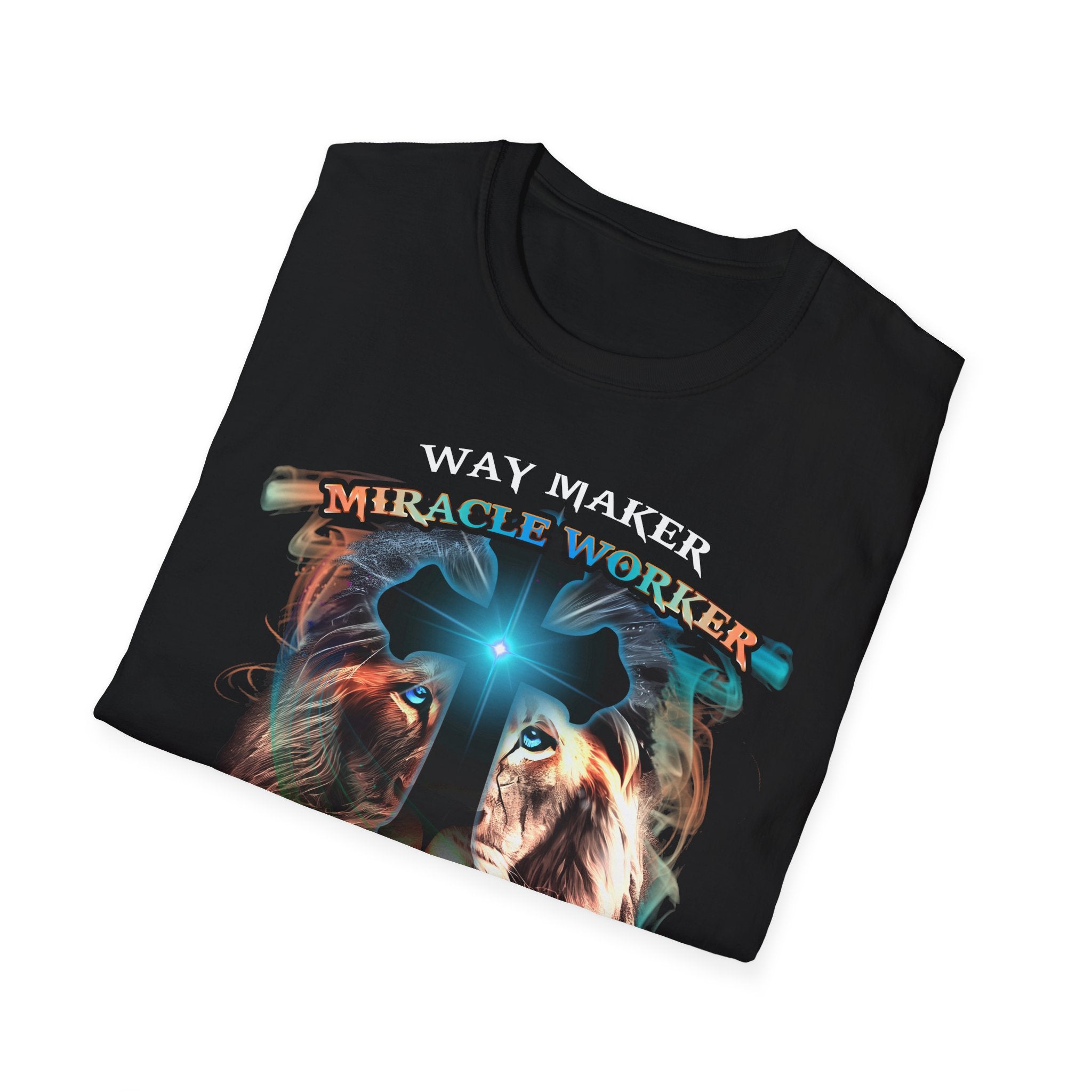 Inspirational Christian T-Shirt with Floral Design, Faith-Based Apparel, Gift for Believers, Motivational Quote Tee, Bible Verse Shirt Unisex