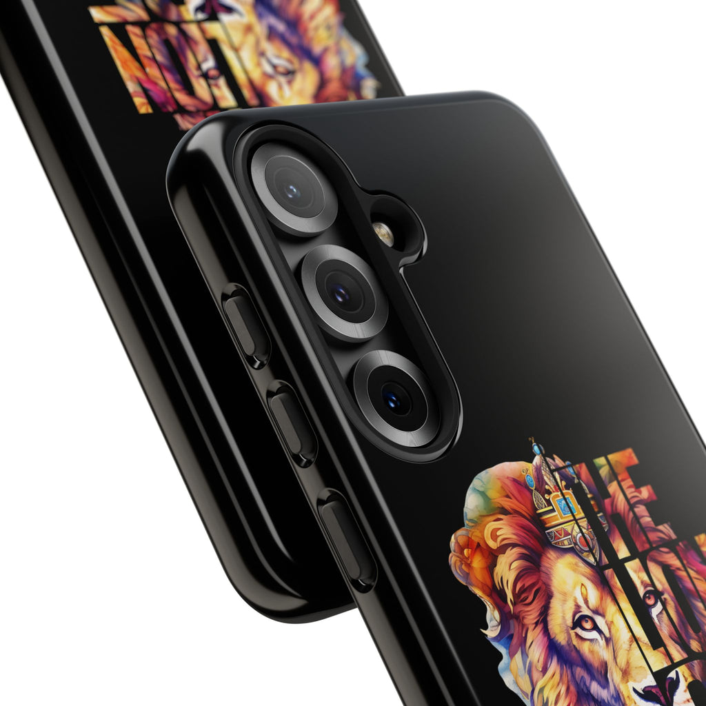Stunning Lion Phone Case, Tough Cases with Inspirational Design, Unique Gifts for Animal Lovers, Durable Phone Accessories, Birthday Gift