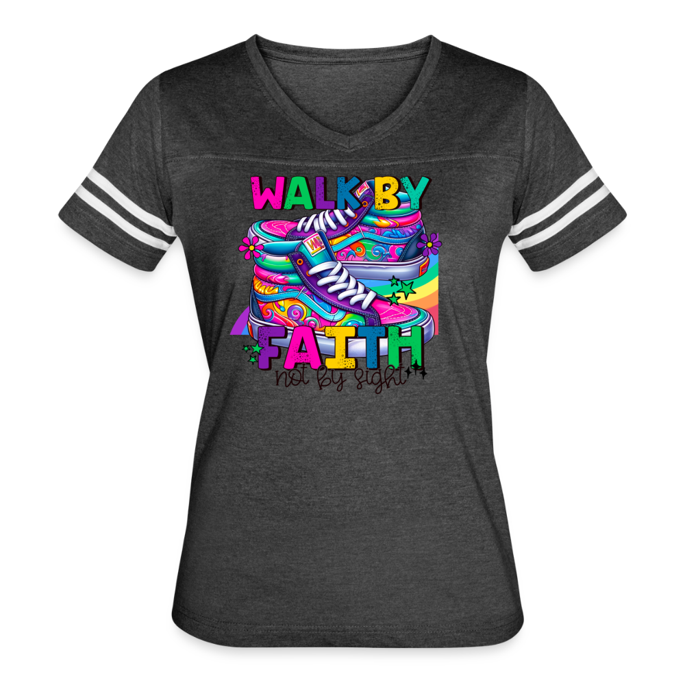 Women’s Vintage Sport T-Shirt - vintage smoke/white