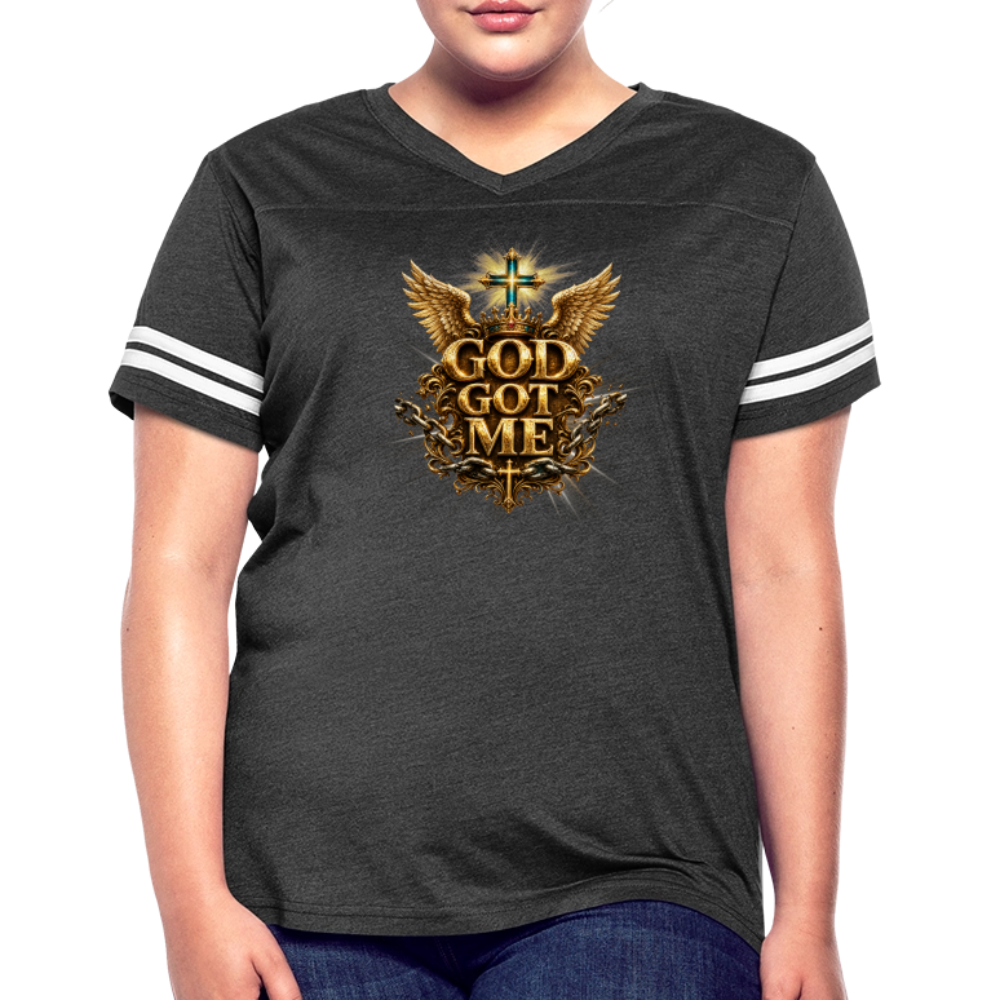 Women’s Vintage Sport T-Shirt - vintage smoke/white
