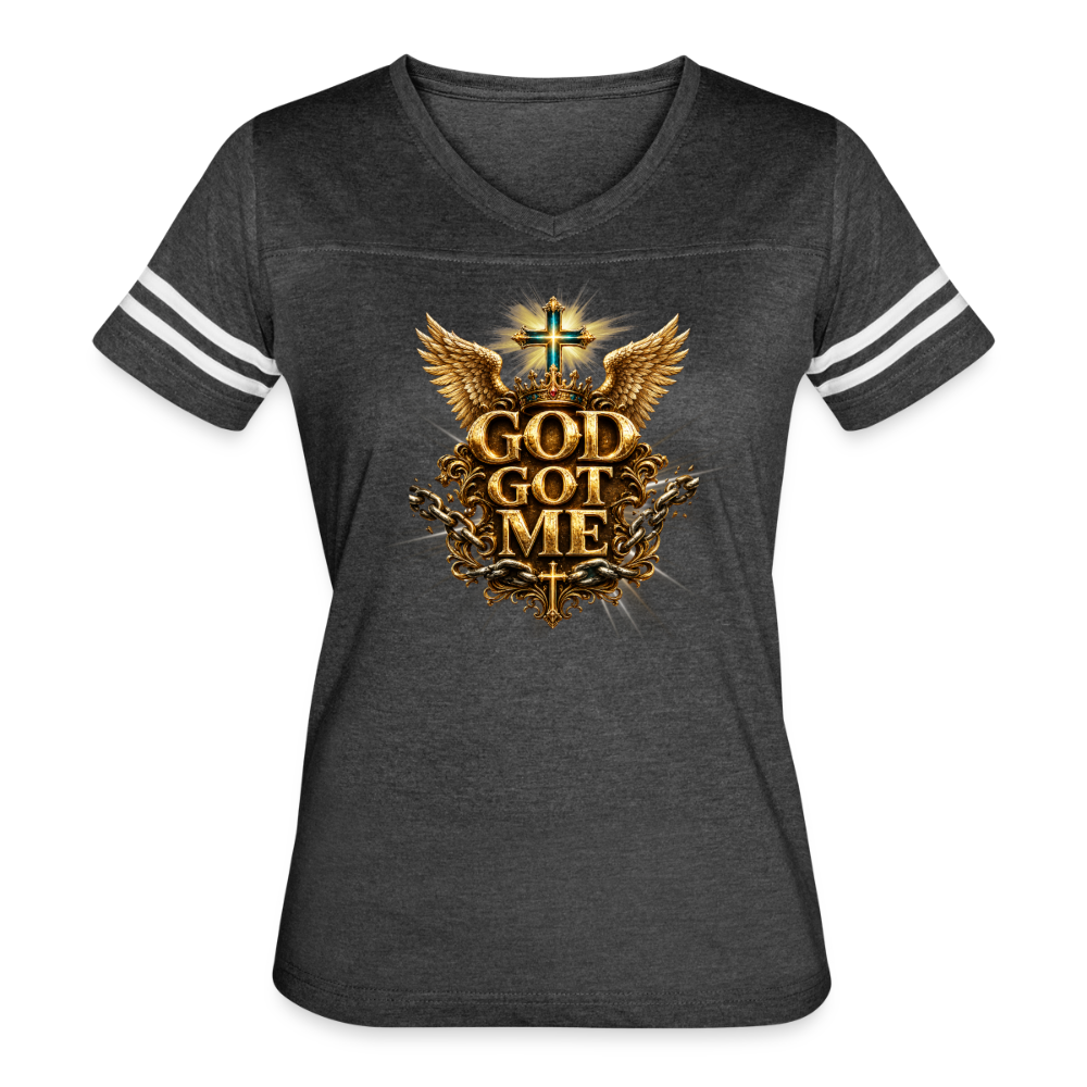 Women’s Vintage Sport T-Shirt - vintage smoke/white