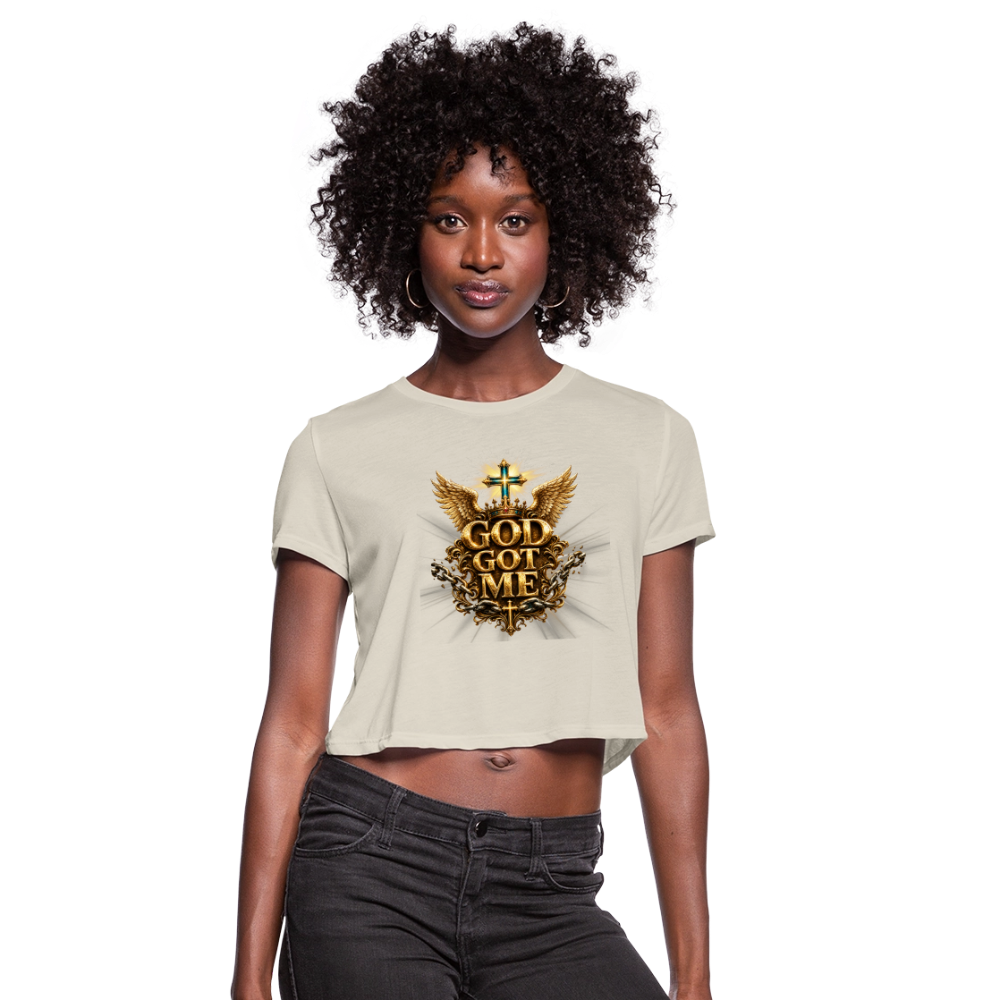 Women's Cropped T-Shirt - dust