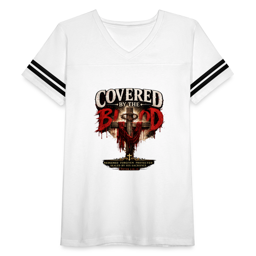Women’s Vintage Sport T-Shirt - white/black
