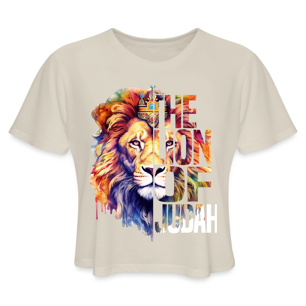 Judah Women's Cropped T-Shirt - dust
