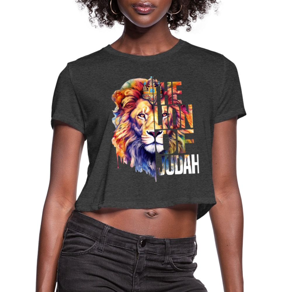 Judah Women's Cropped T-Shirt - deep heather