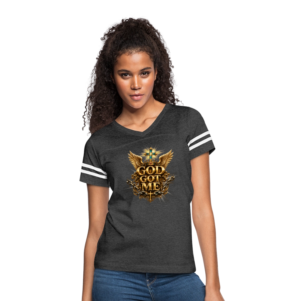 Women’s Vintage Sport T-Shirt - vintage smoke/white
