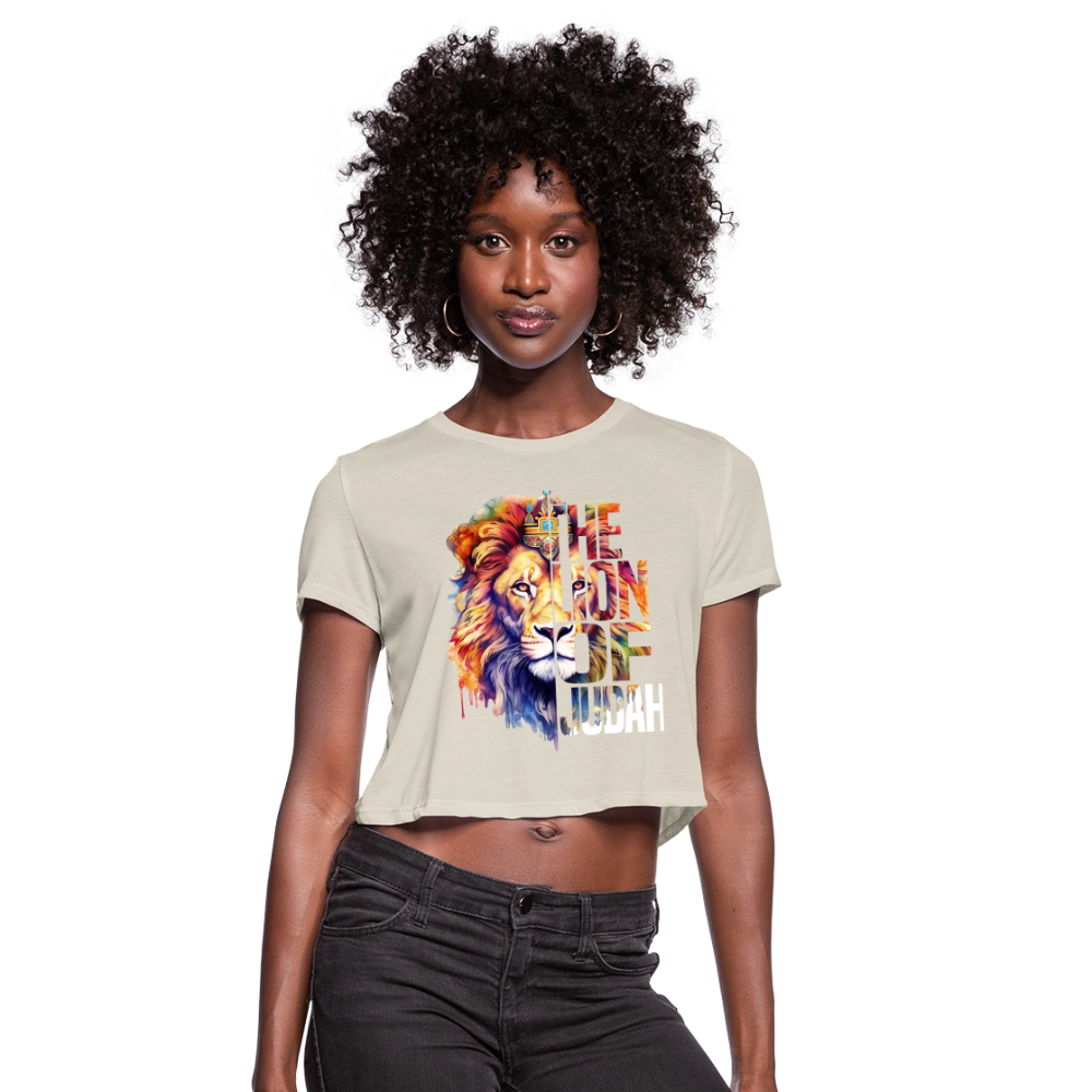 Judah Women's Cropped T-Shirt - dust