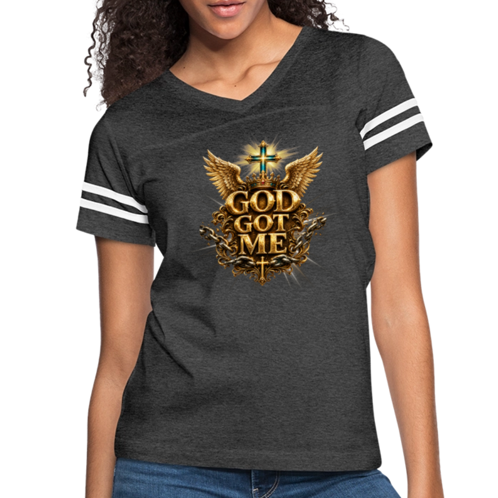 Women’s Vintage Sport T-Shirt - vintage smoke/white