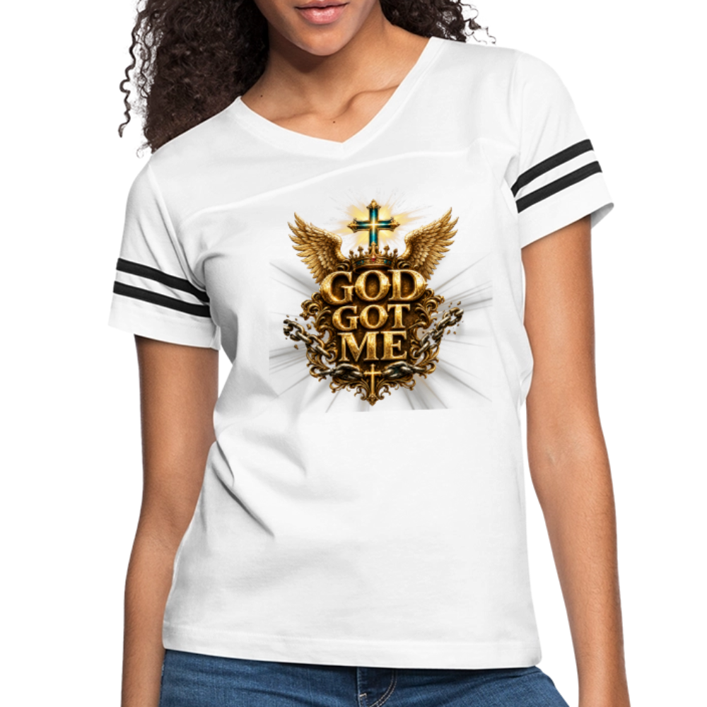 Women’s Vintage Sport T-Shirt - white/black