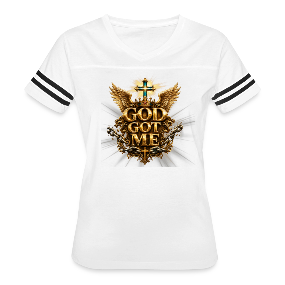 Women’s Vintage Sport T-Shirt - white/black