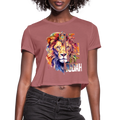 Judah Women's Cropped T-Shirt - mauve