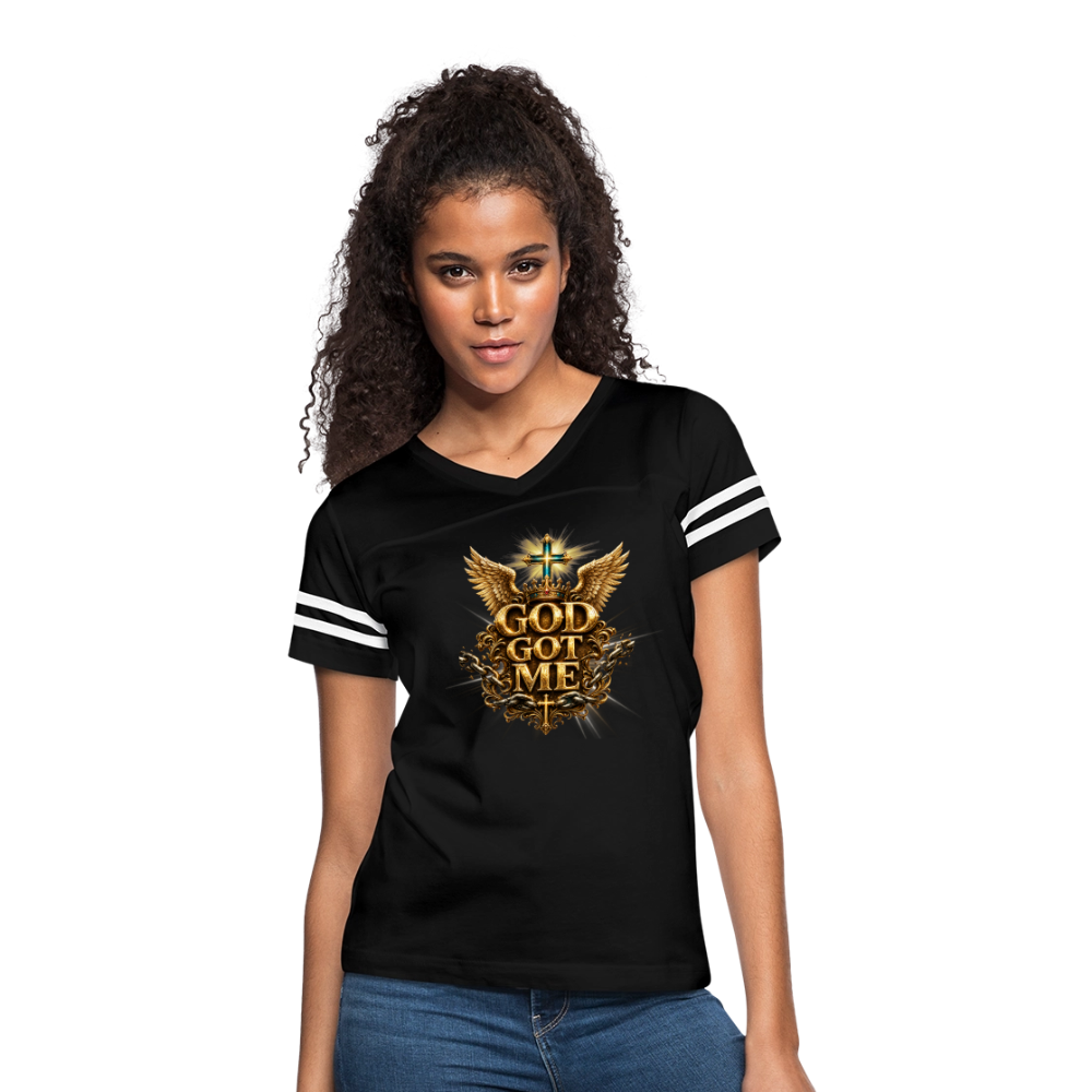 Women’s Vintage Sport T-Shirt - black/white