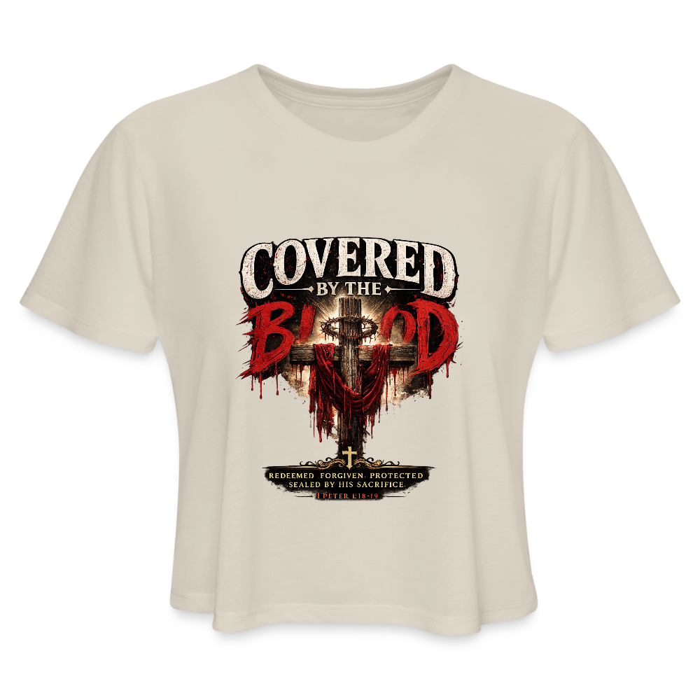 Women's Cropped T-Shirt - dust