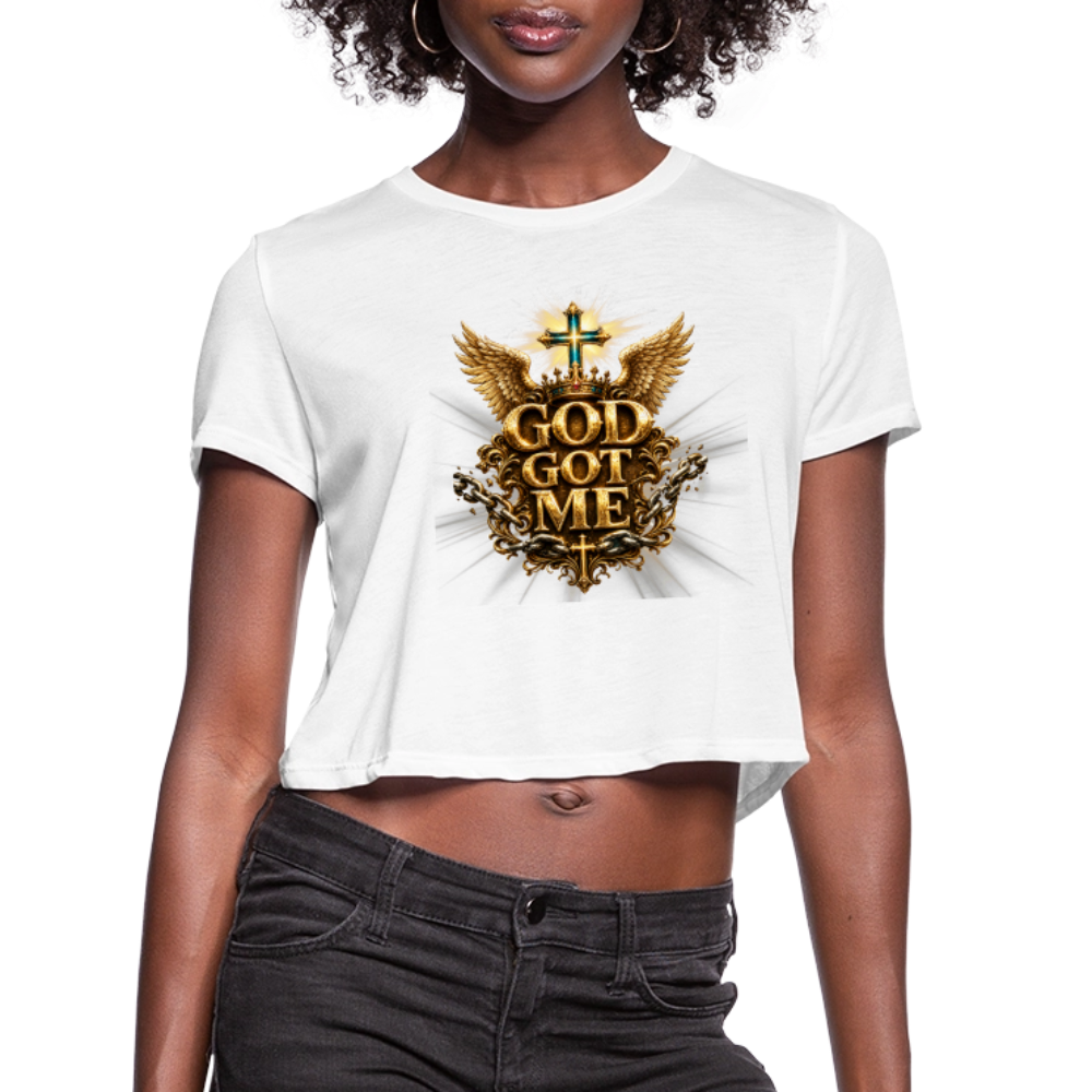 Women's Cropped T-Shirt - white