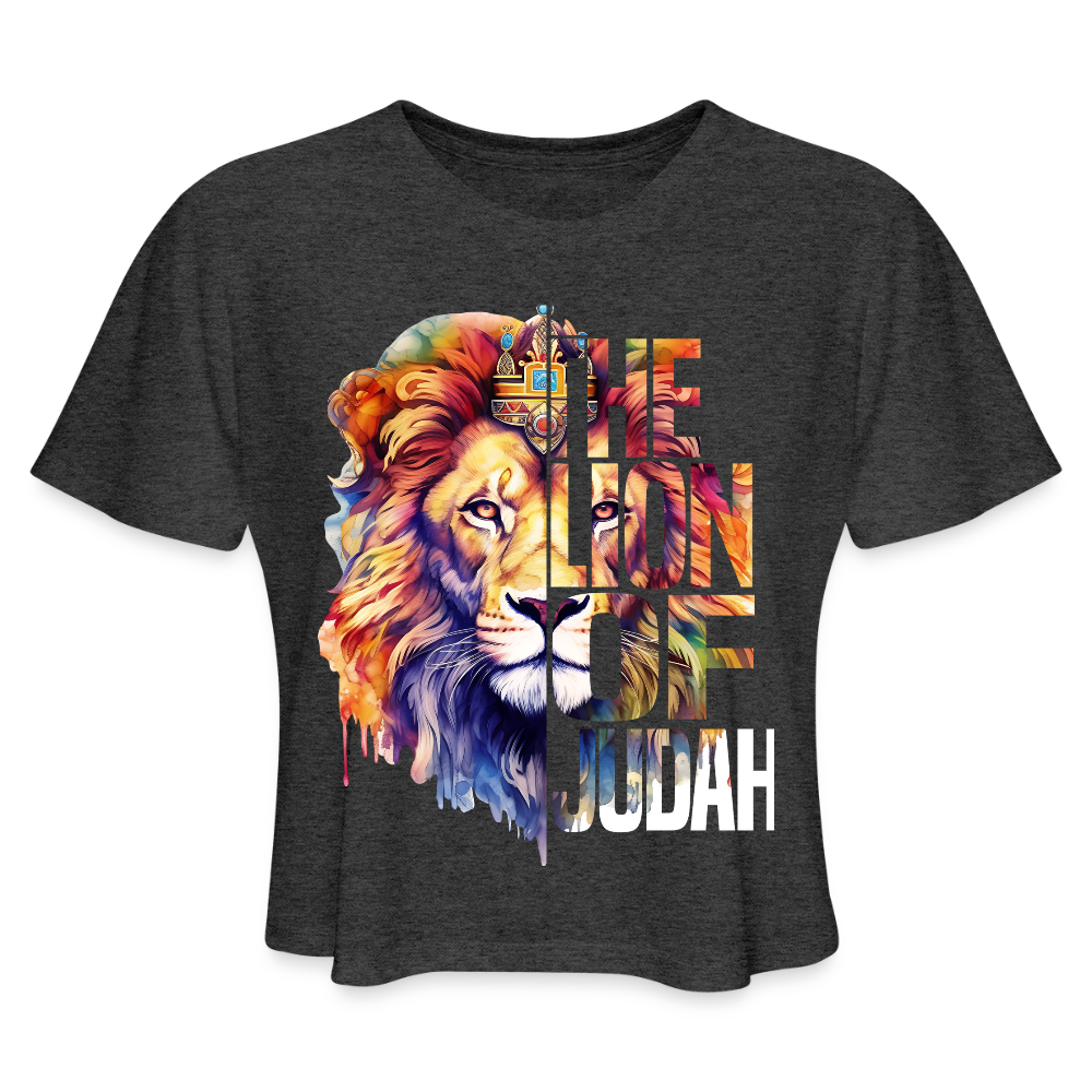 Judah Women's Cropped T-Shirt - deep heather